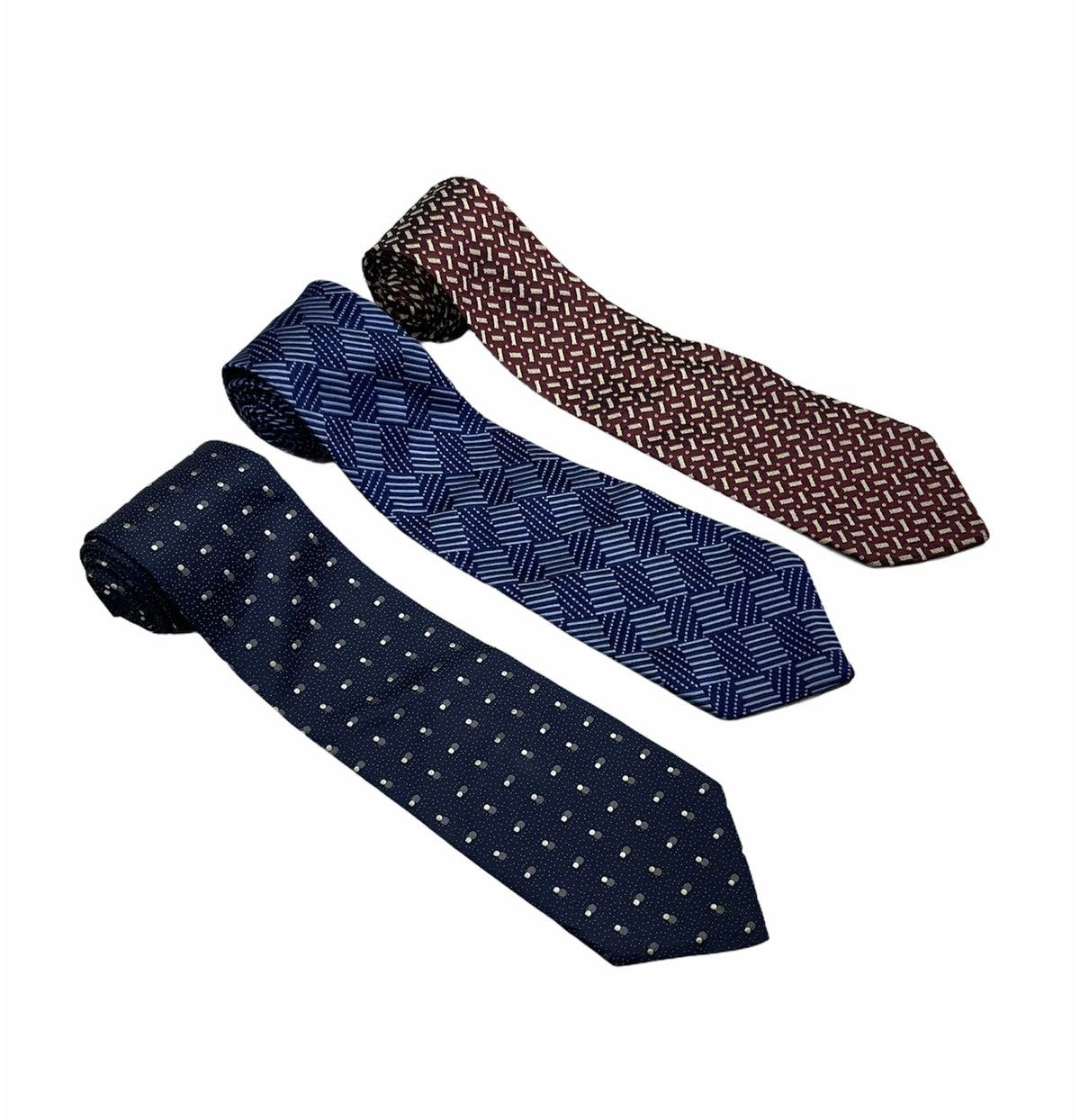 Guess LOT 3!!! GUESS AMERICAN CLASSIC USA SILK TIE Size ONE SIZE - 2 Thumbnail