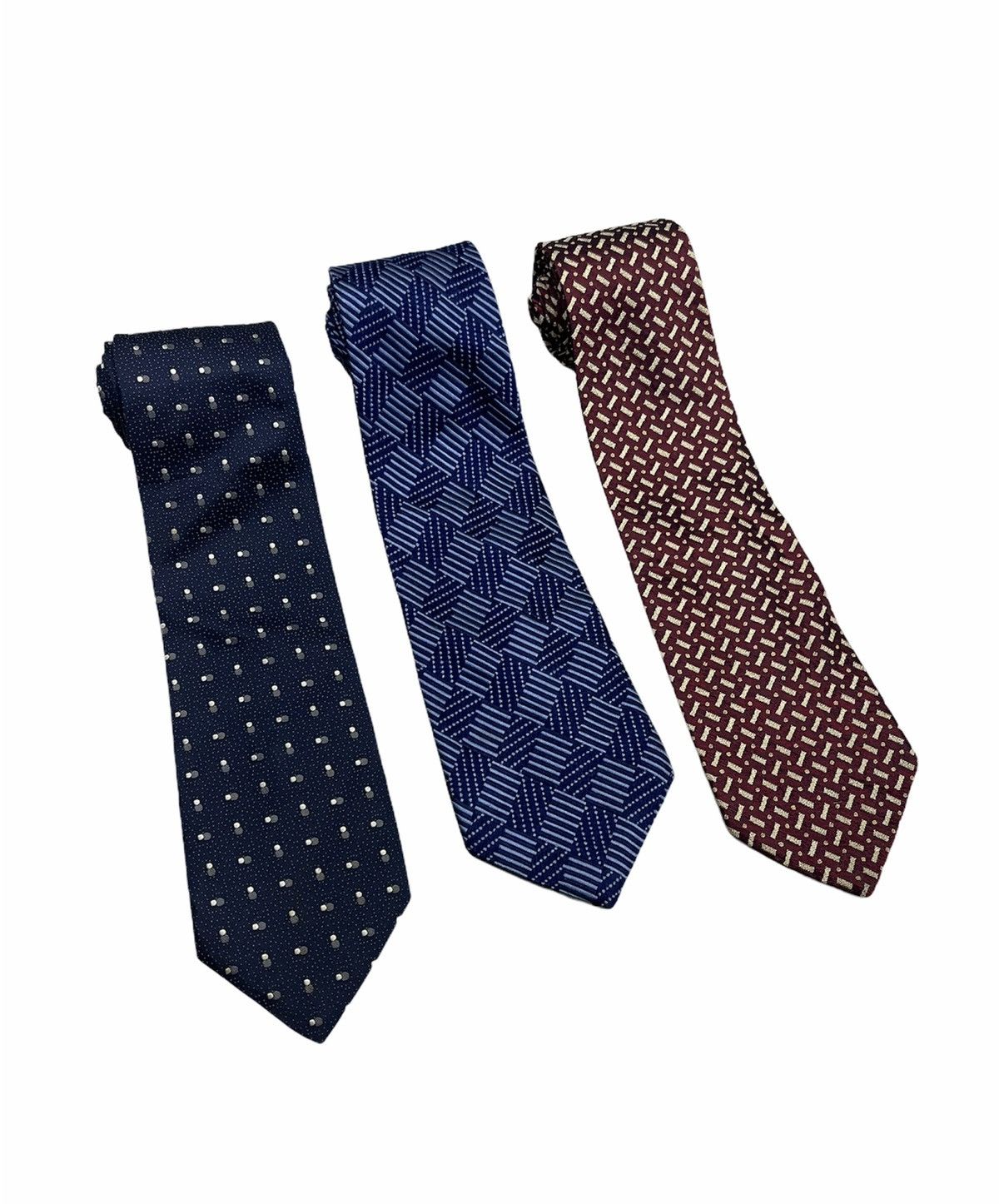 Guess LOT 3!!! GUESS AMERICAN CLASSIC USA SILK TIE Size ONE SIZE - 1 Thumbnail