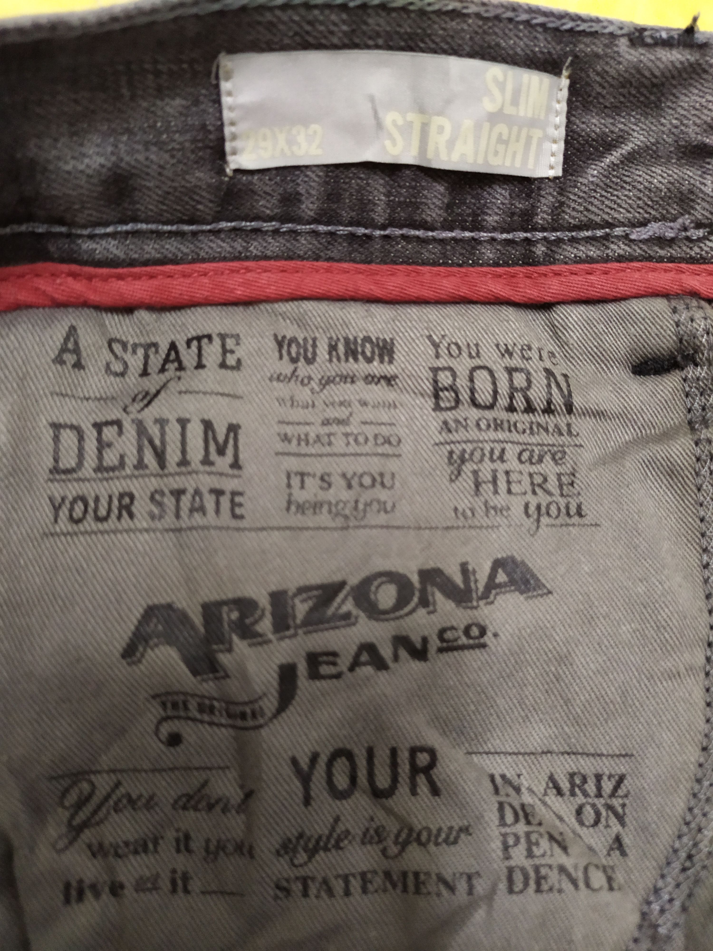 Arizona Jean Co. VINTAGE ARIZONA JEAN FADED BLACK COLOUR Size US 29 - 13 Thumbnail