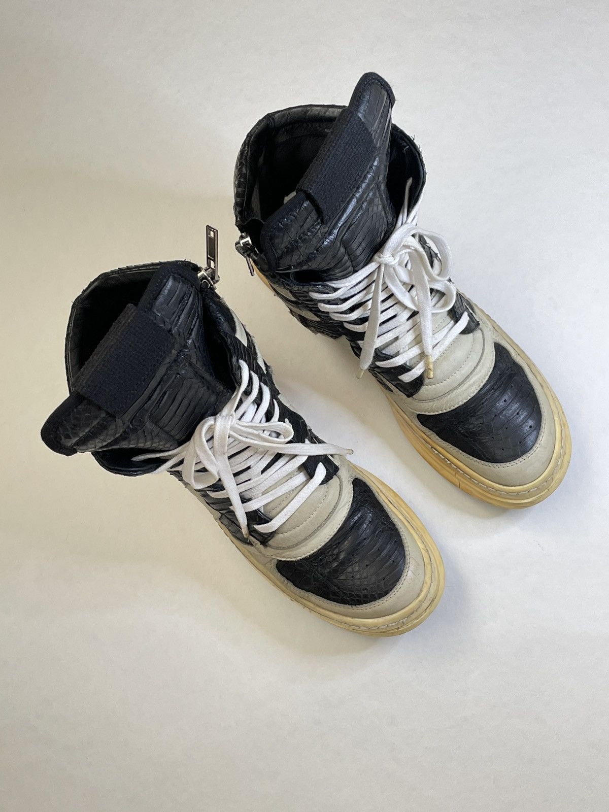 Rick Owens 1/40 Rick Owens Python Geobasket Dunk Antonioli Exclusive Size US 10 / EU 43 - 5 Thumbnail
