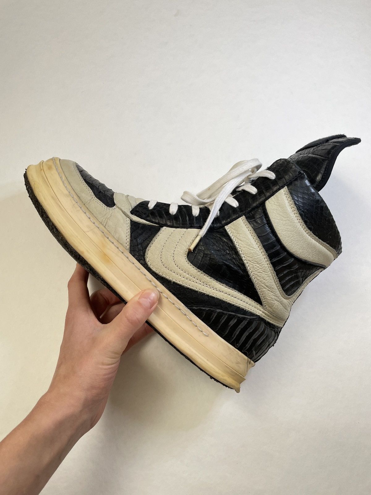 Rick Owens 1/40 Rick Owens Python Geobasket Dunk Antonioli Exclusive Size US 10 / EU 43 - 9 Thumbnail