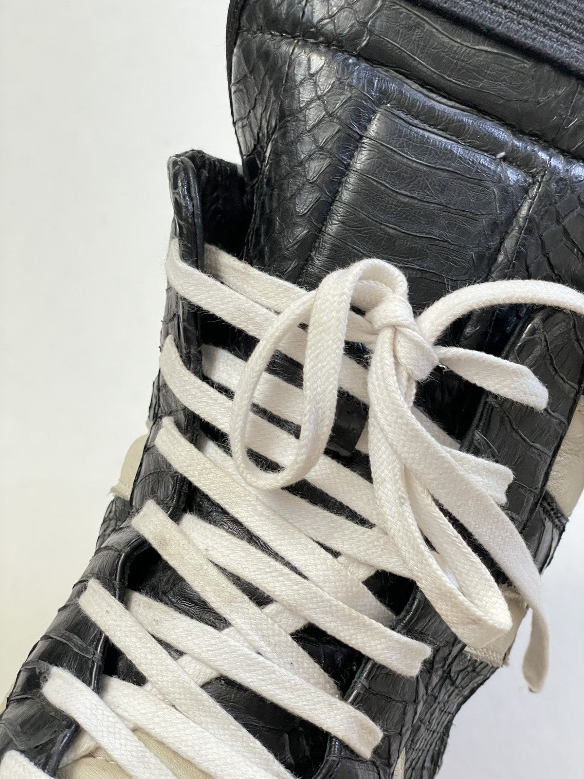 Rick Owens 1/40 Rick Owens Python Geobasket Dunk Antonioli Exclusive Size US 10 / EU 43 - 21 Thumbnail