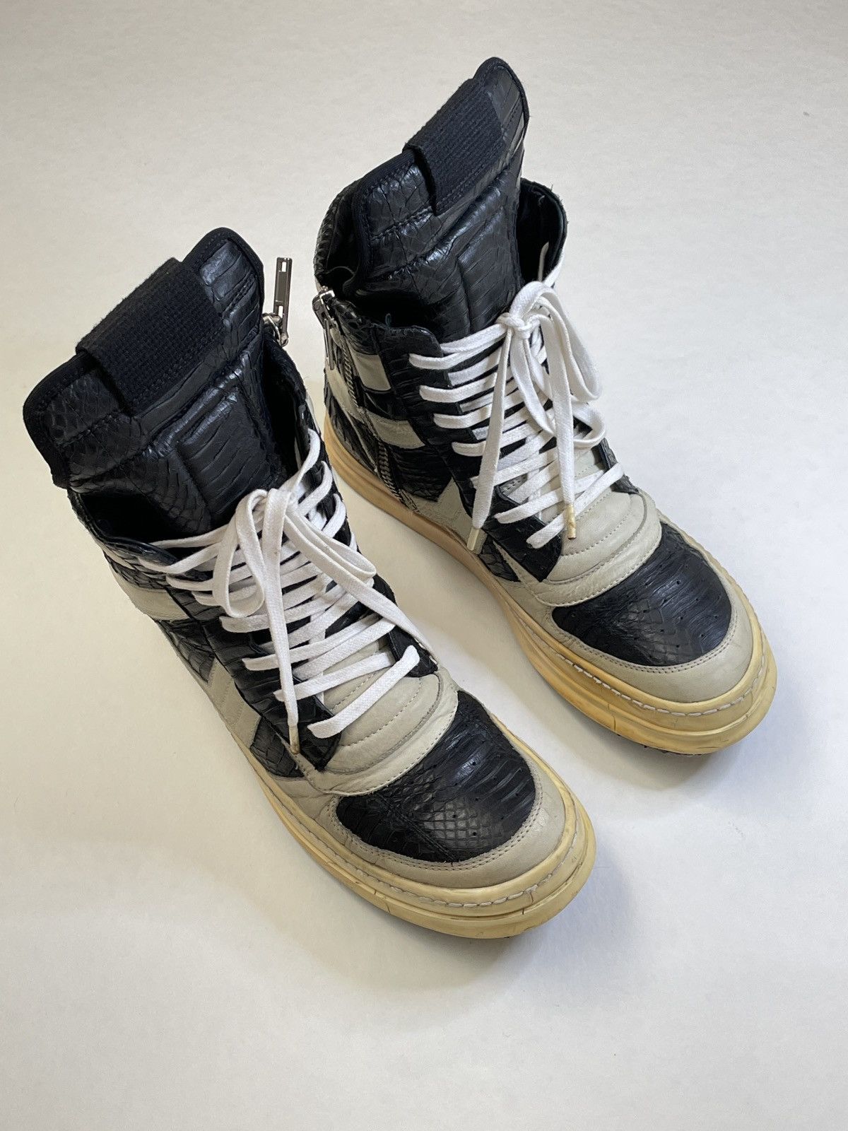Rick Owens 1/40 Rick Owens Python Geobasket Dunk Antonioli Exclusive Size US 10 / EU 43 - 4 Thumbnail
