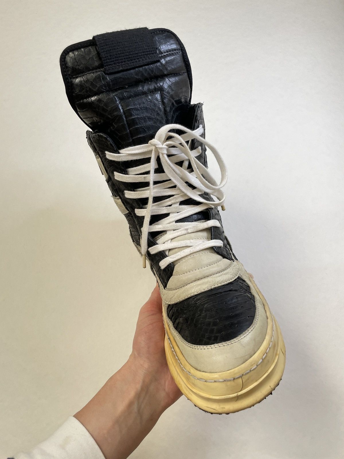 Rick Owens 1/40 Rick Owens Python Geobasket Dunk Antonioli Exclusive Size US 10 / EU 43 - 7 Thumbnail