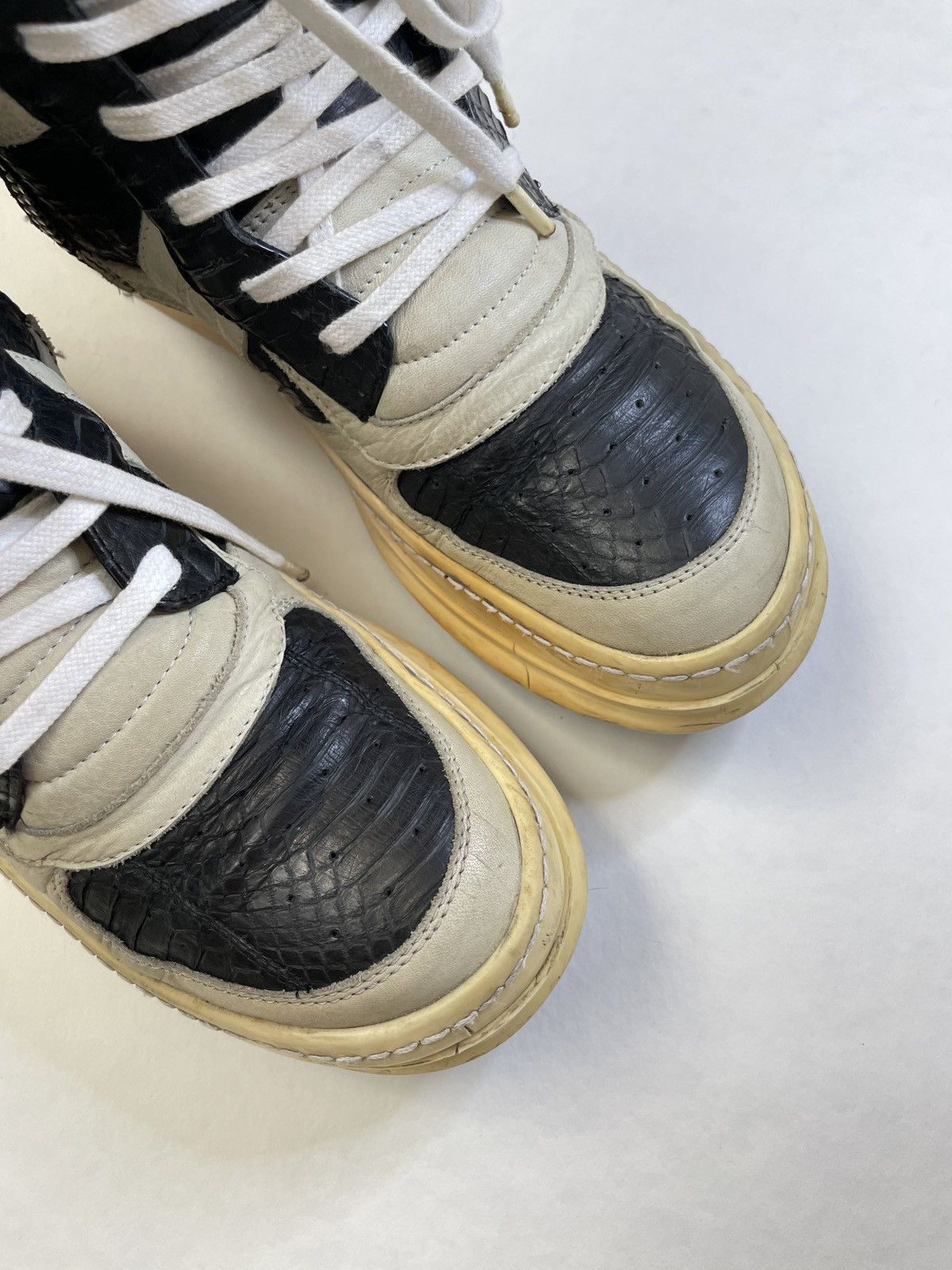 Rick Owens 1/40 Rick Owens Python Geobasket Dunk Antonioli Exclusive Size US 10 / EU 43 - 25 Thumbnail