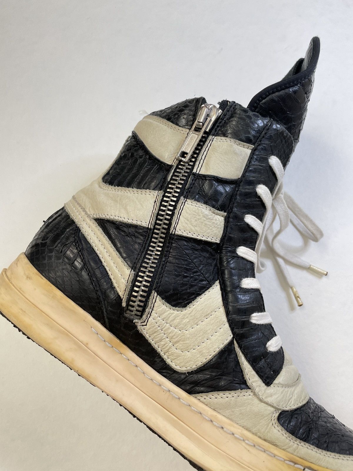 Rick Owens 1/40 Rick Owens Python Geobasket Dunk Antonioli Exclusive Size US 10 / EU 43 - 13 Thumbnail