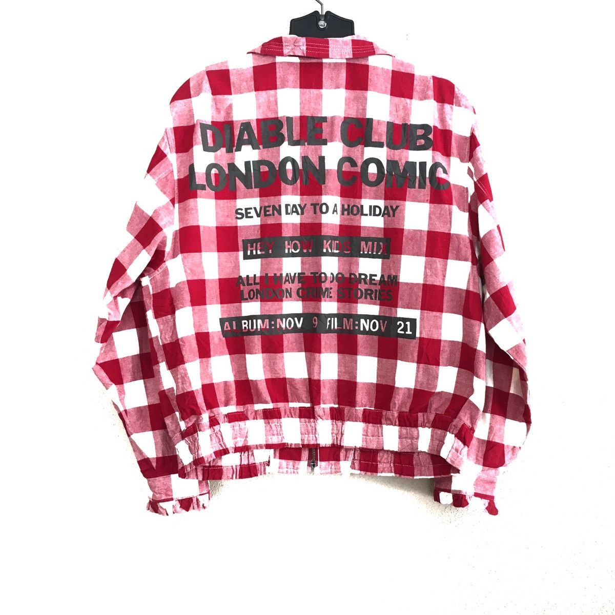 Japanese Brand Japanese Red Tartan Bomber Style Size M / US 6-8 / IT 42-44 - 1 Thumbnail
