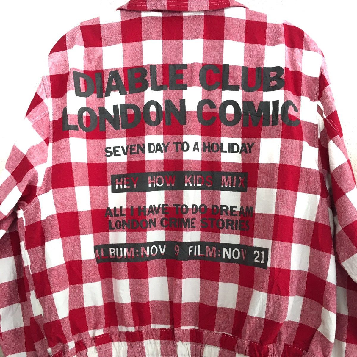 Japanese Brand Japanese Red Tartan Bomber Style Size M / US 6-8 / IT 42-44 - 3 Thumbnail
