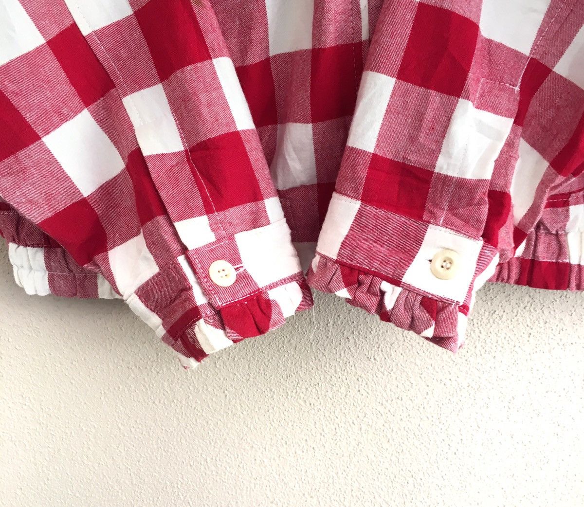 Japanese Brand Japanese Red Tartan Bomber Style Size M / US 6-8 / IT 42-44 - 6 Thumbnail