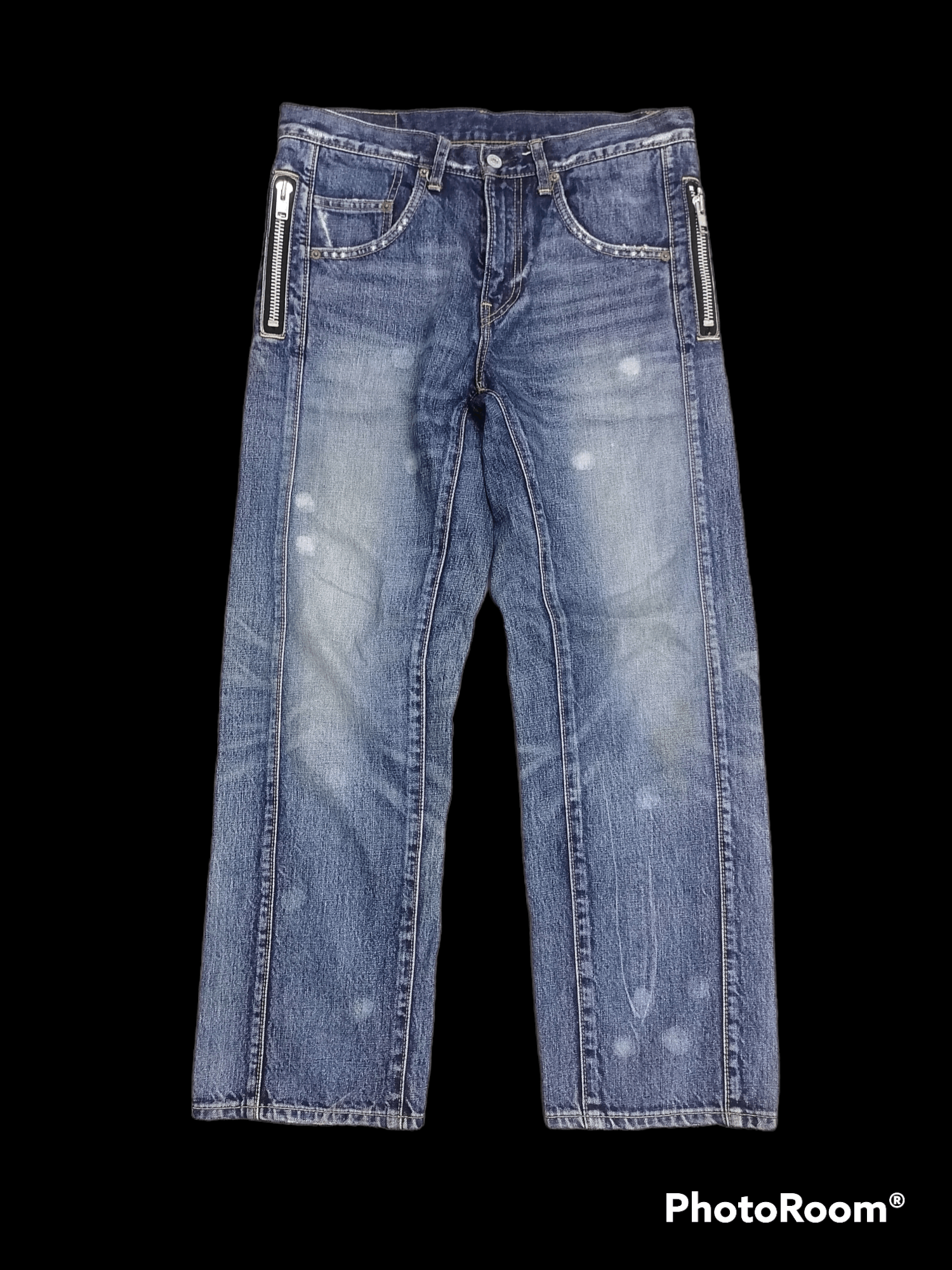 Japanese Brand 🔥Rna Inc. Distressed Denim Pants Size US 33 - 1 Thumbnail