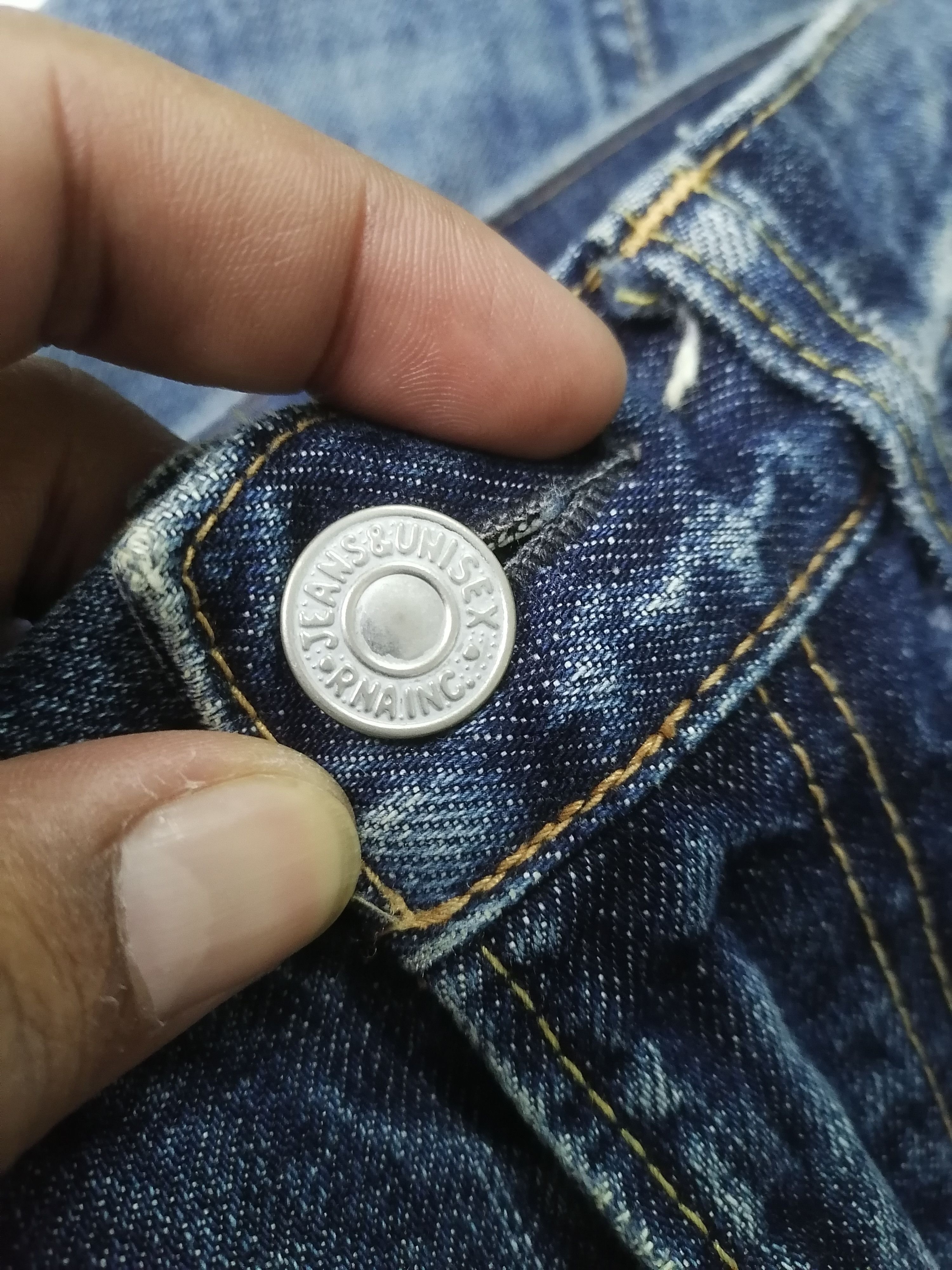 Japanese Brand 🔥Rna Inc. Distressed Denim Pants Size US 33 - 7 Thumbnail