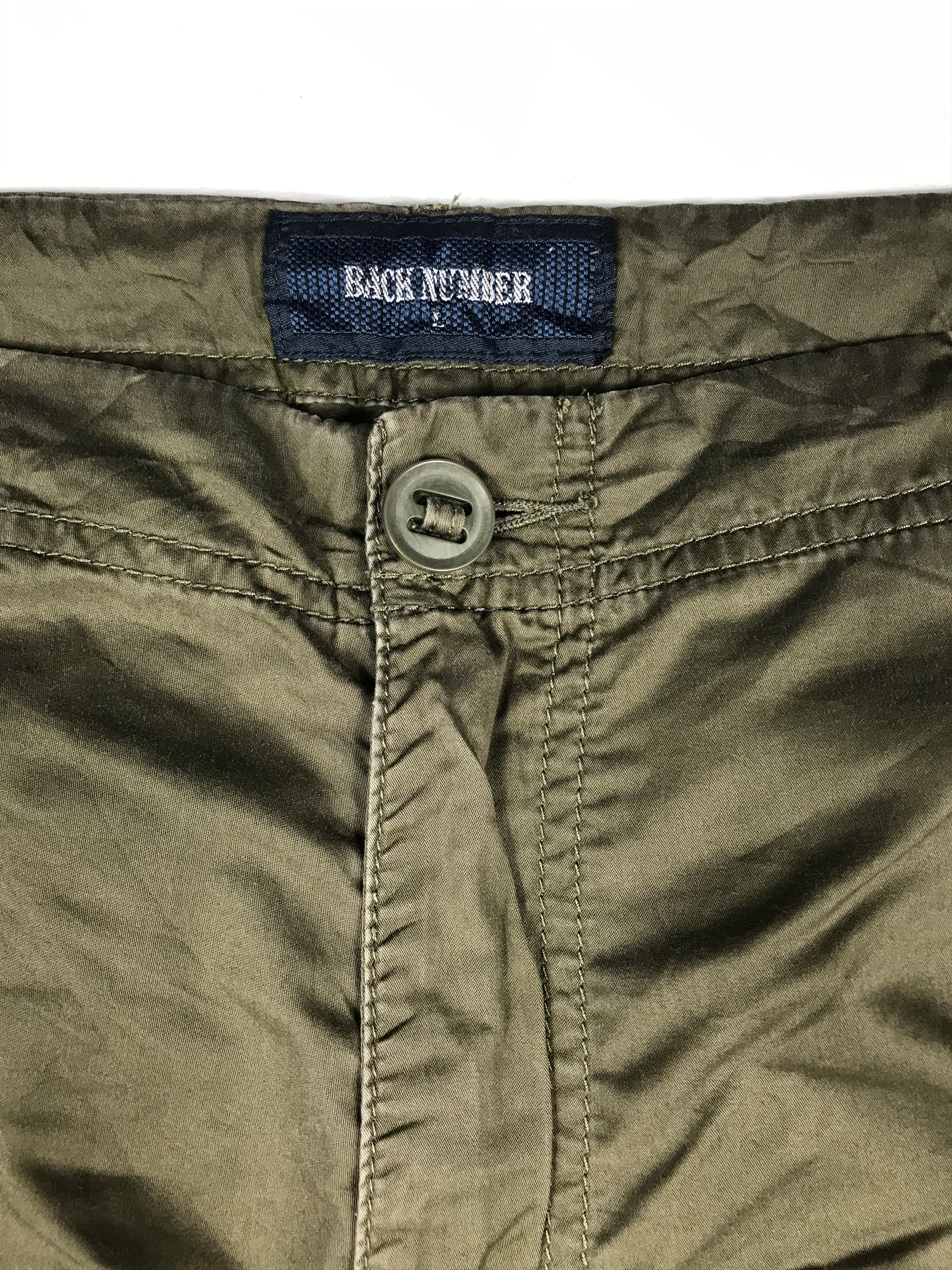 Japanese Brand Back Number Multi Pockets Cargo Pants Size US 35 - 4 Thumbnail