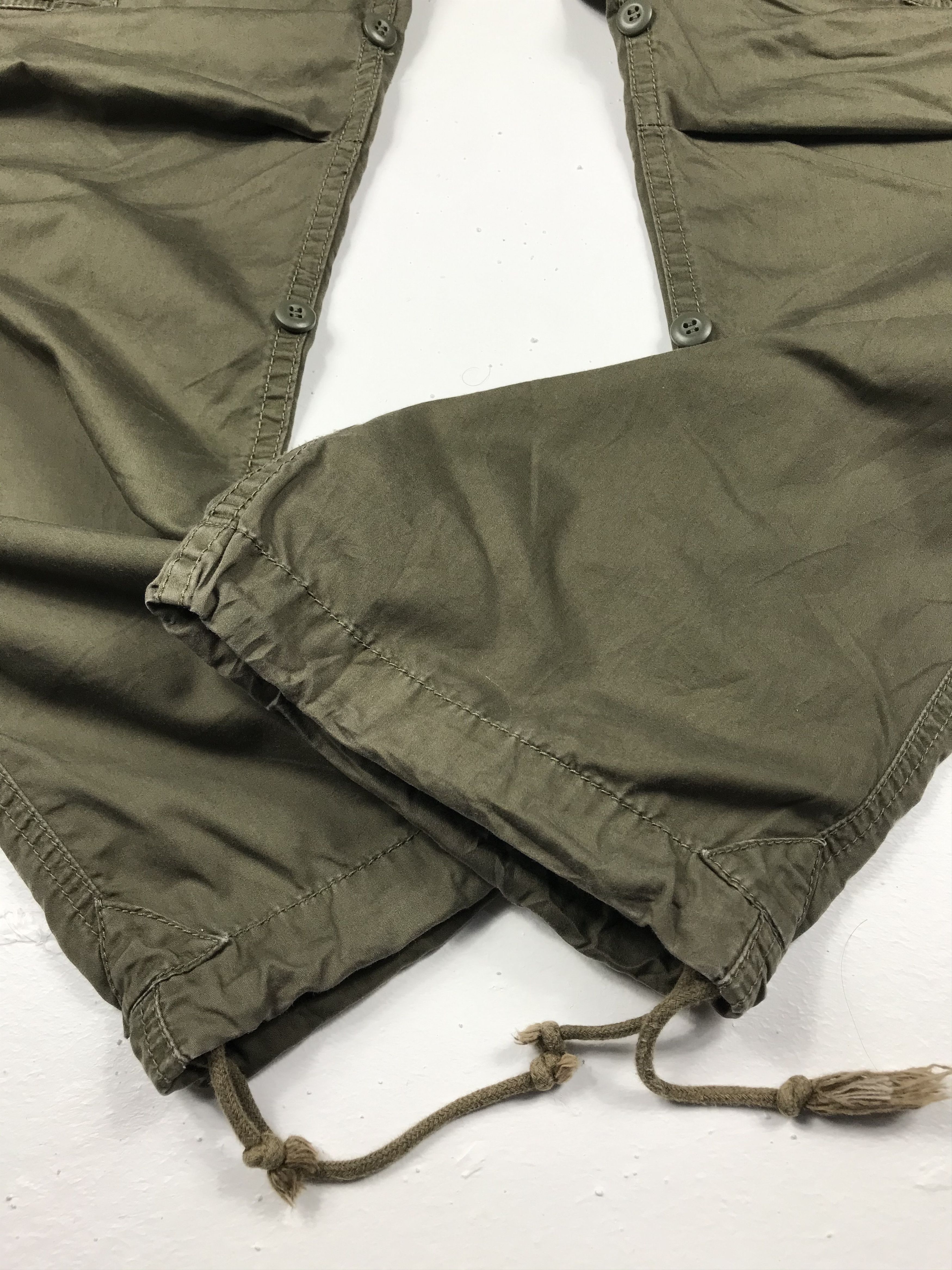 Japanese Brand Back Number Multi Pockets Cargo Pants Size US 35 - 5 Thumbnail