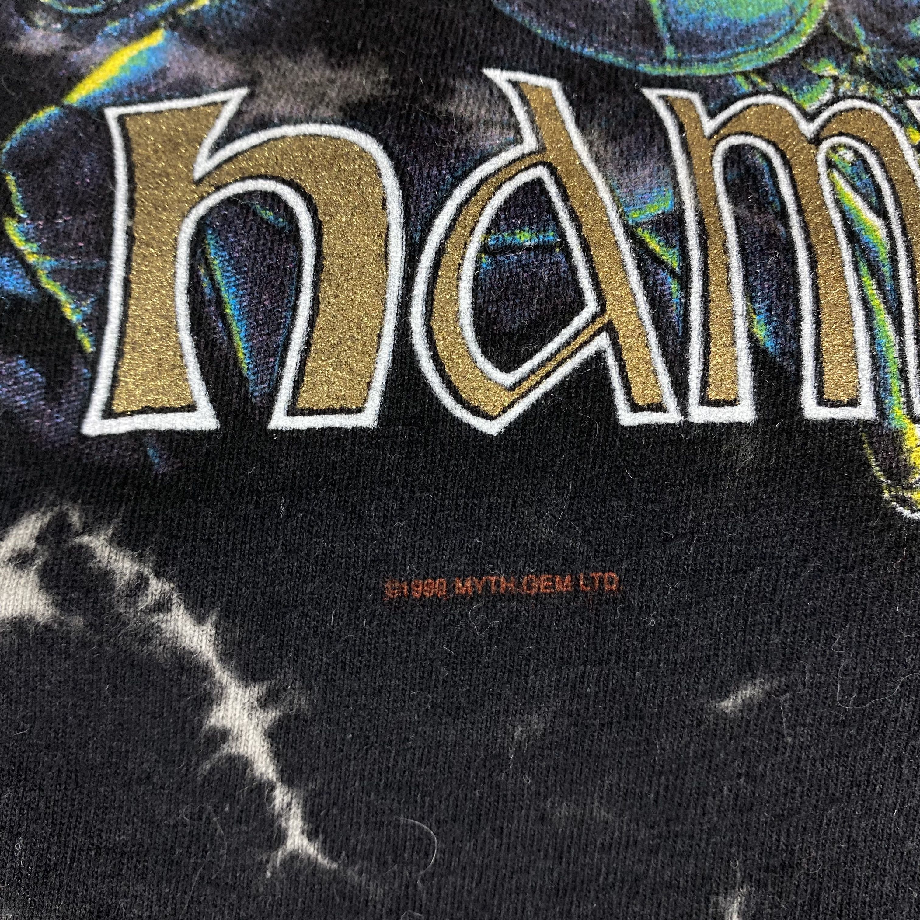 Band Tees × Vintage Vintage 90s 1999 Led Zeppelin AOP Hammer of the God Band Size US XL / EU 56 / 4 - 4 Thumbnail