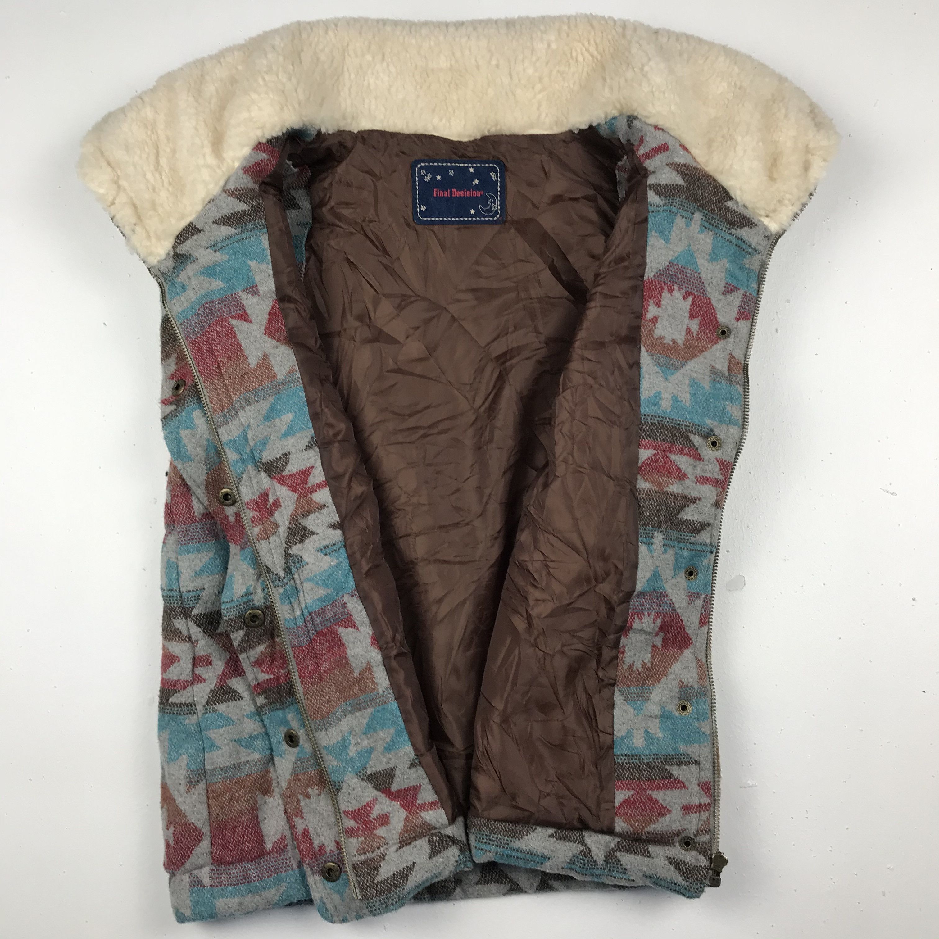 Japanese Brand vintage final decision puffer vest jacket Size US M / EU 48-50 / 2 - 2 Thumbnail