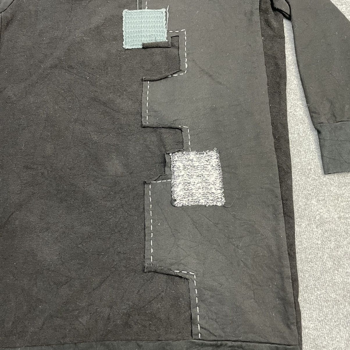 Japanese Brand Vtg Japanese Brand Hybrid Patcwork Shirt Like Undercover Size US L / EU 52-54 / 3 - 10 Thumbnail