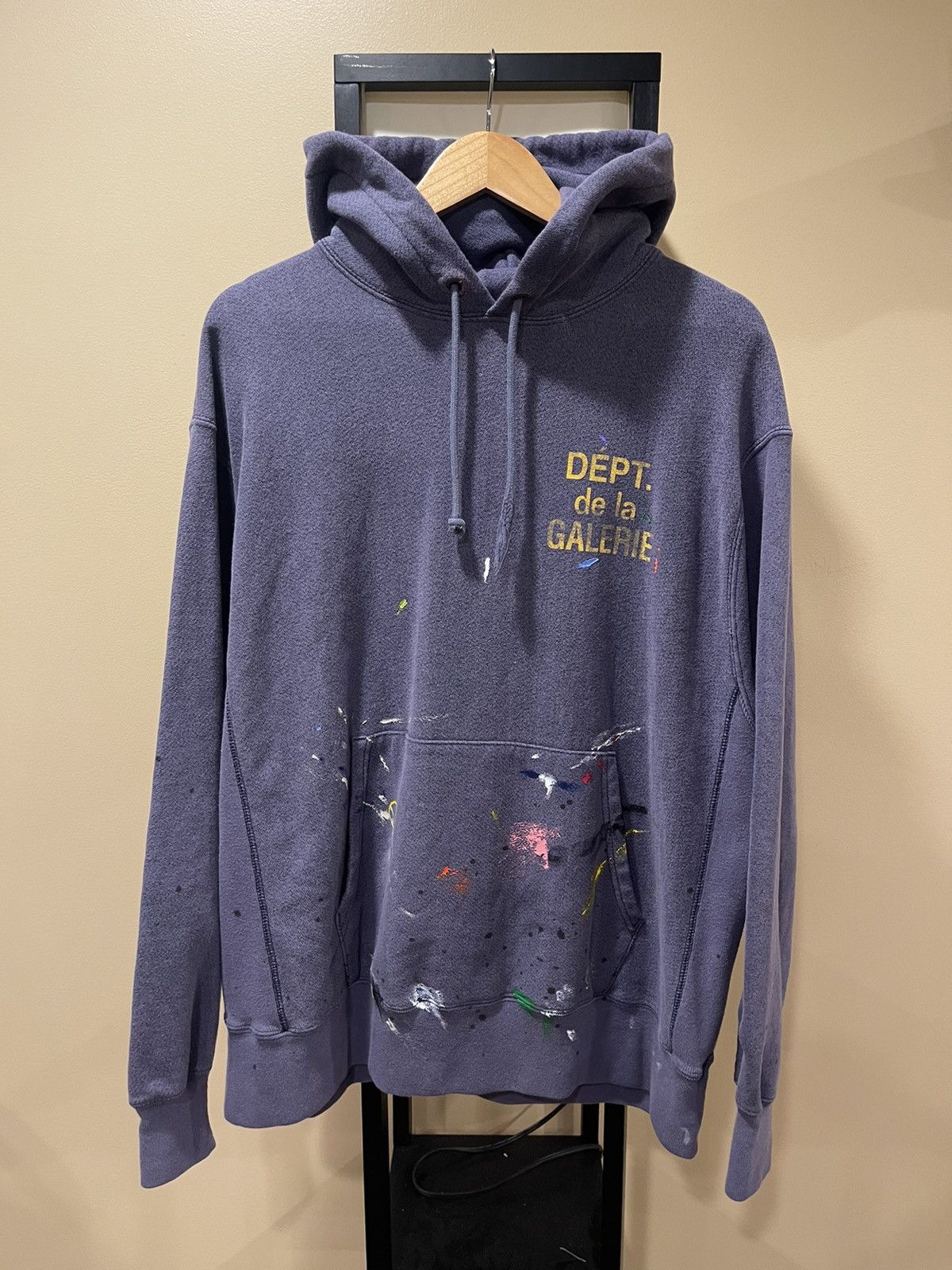 レア GALLERY DEPT. FRENCH LOGO HOODIE Gパッチ - パーカー