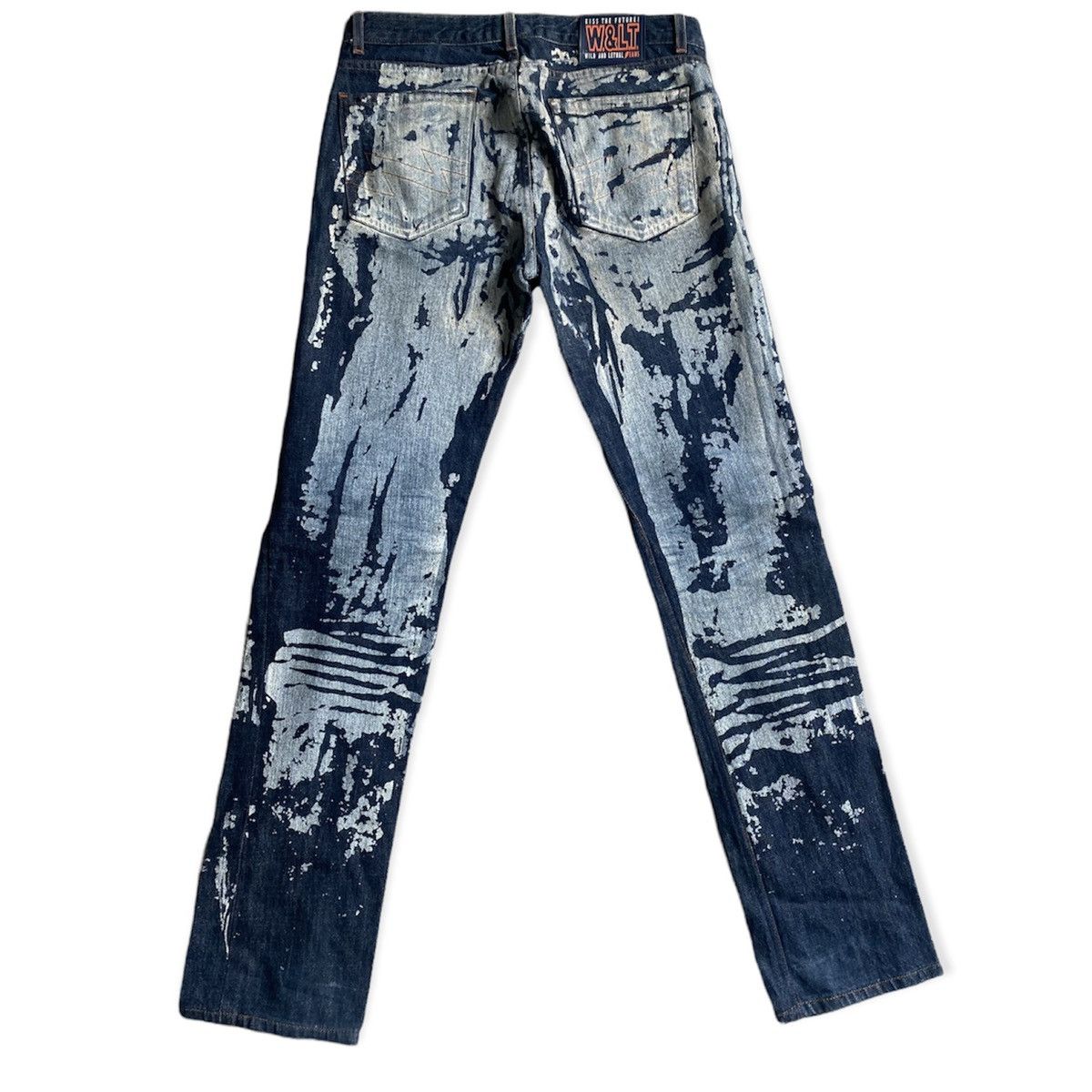 Walter Van Beirendonck W&LT Graffiti Jeans Size US 29 - 2 Thumbnail