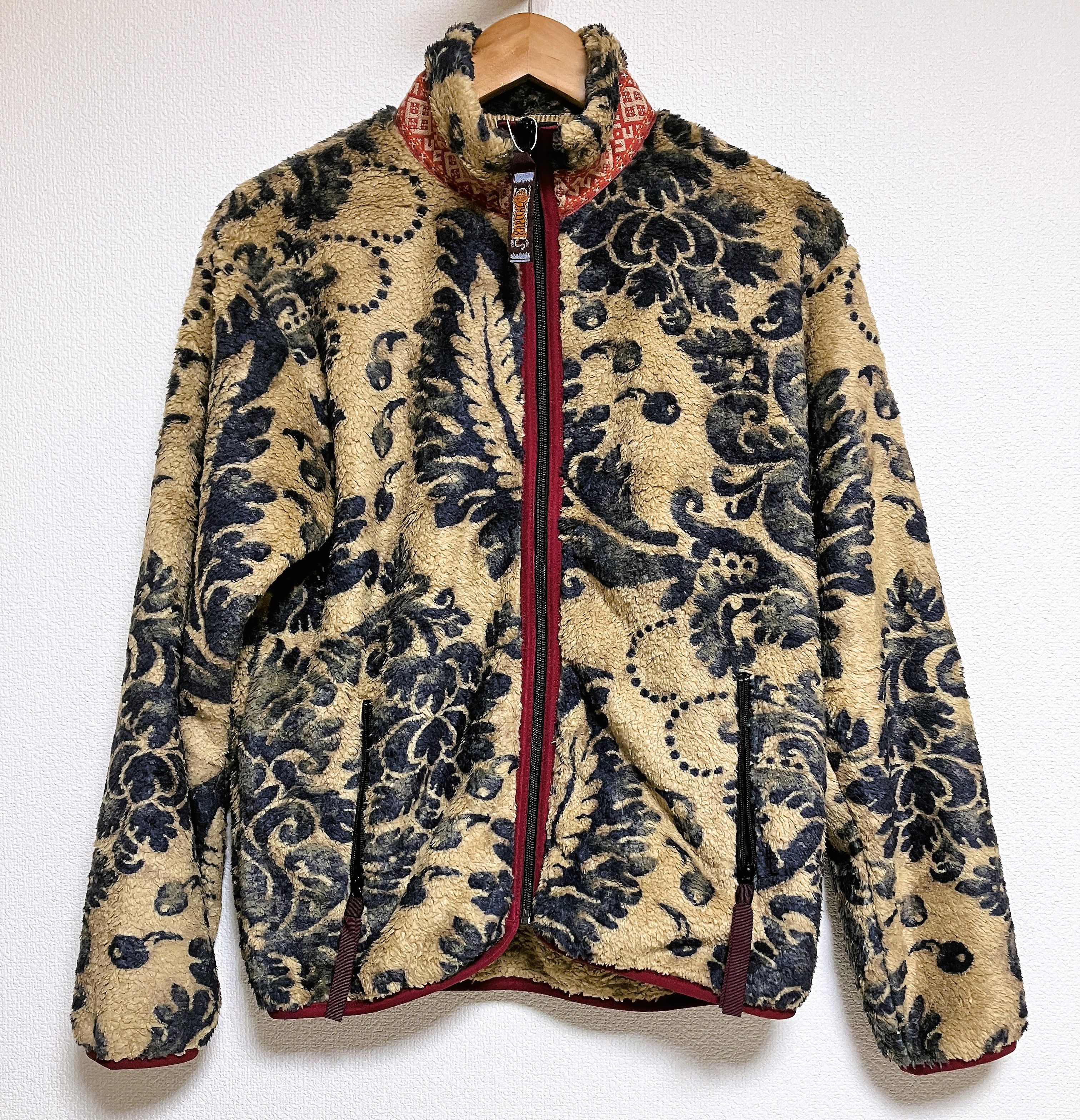 Kapital KAPITAL DAMASK light fleece zip up blouson beige new M Size US M / EU 48-50 / 2 - 1 Thumbnail
