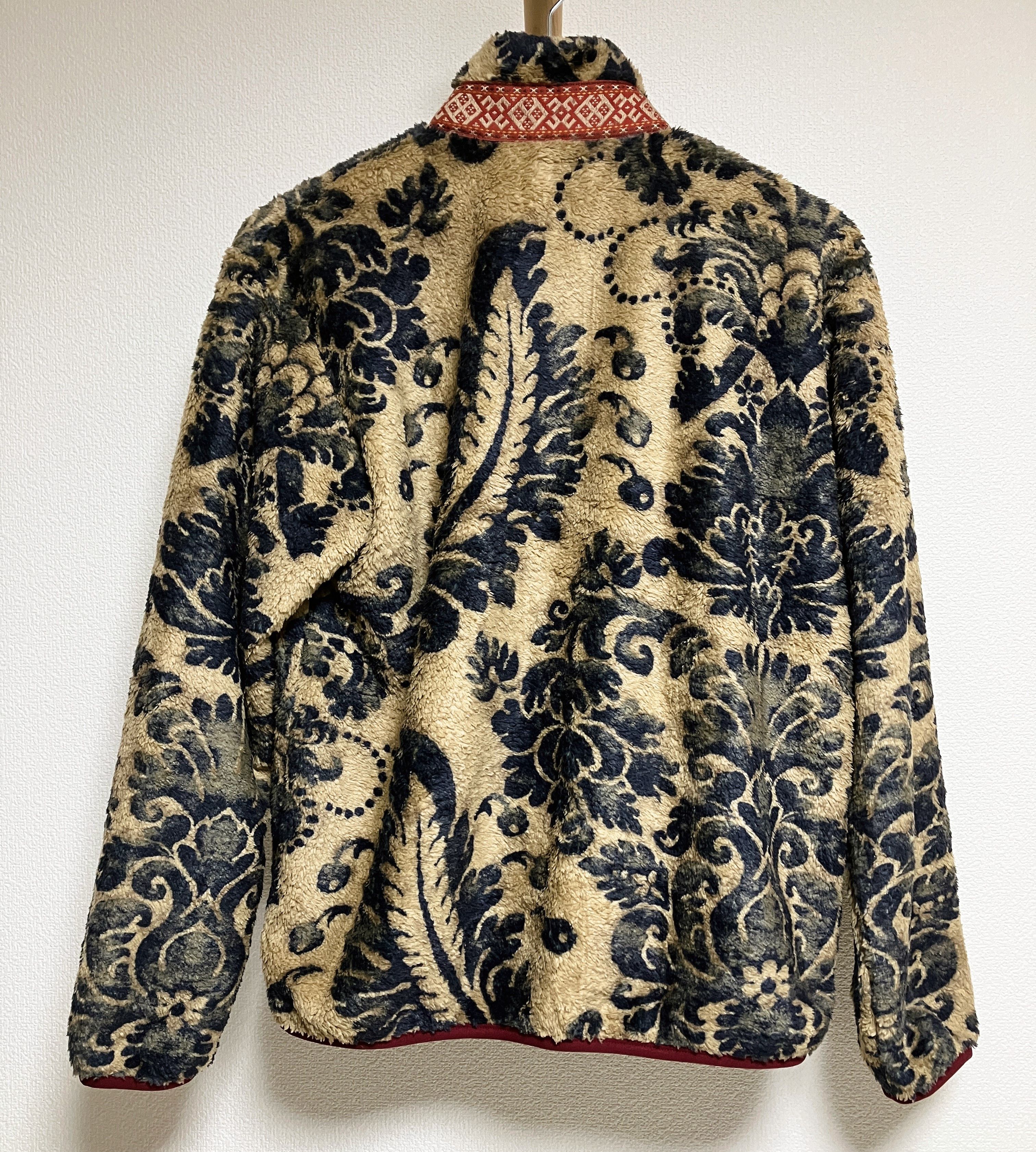 Kapital KAPITAL DAMASK light fleece zip up blouson beige new M Size US M / EU 48-50 / 2 - 2 Thumbnail