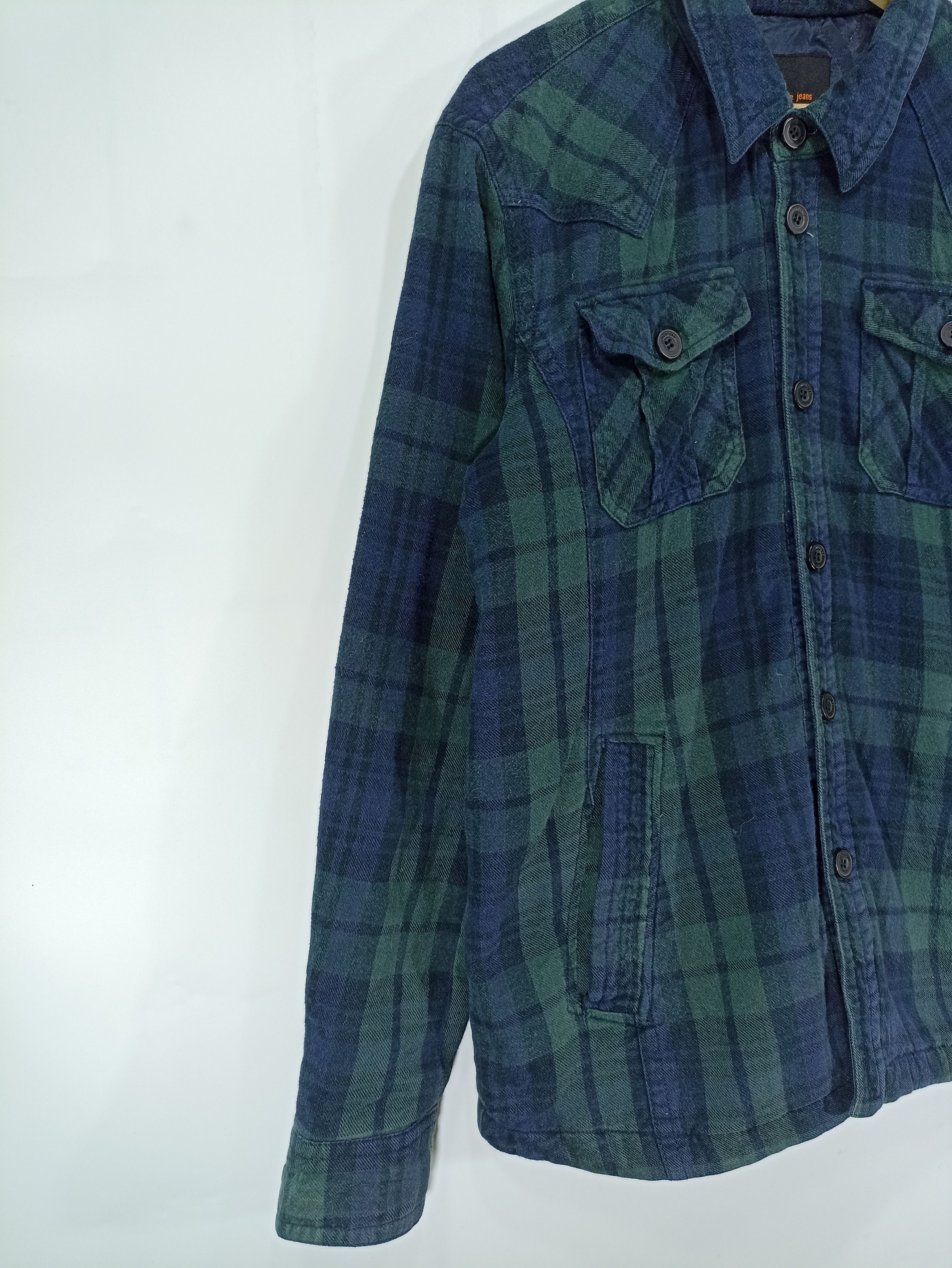 Japanese Brand × Vintage Vintage Jambangee Jeans shirt flannel Jacket Size US M / EU 48-50 / 2 - 2 Thumbnail