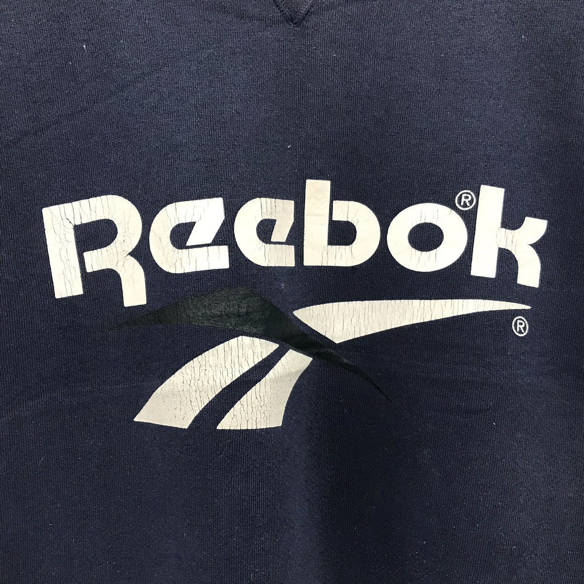 Reebok × Vintage Vintage Reebok Big Logo Spellout Sweatshirt Size US L / EU 52-54 / 3 - 3 Thumbnail