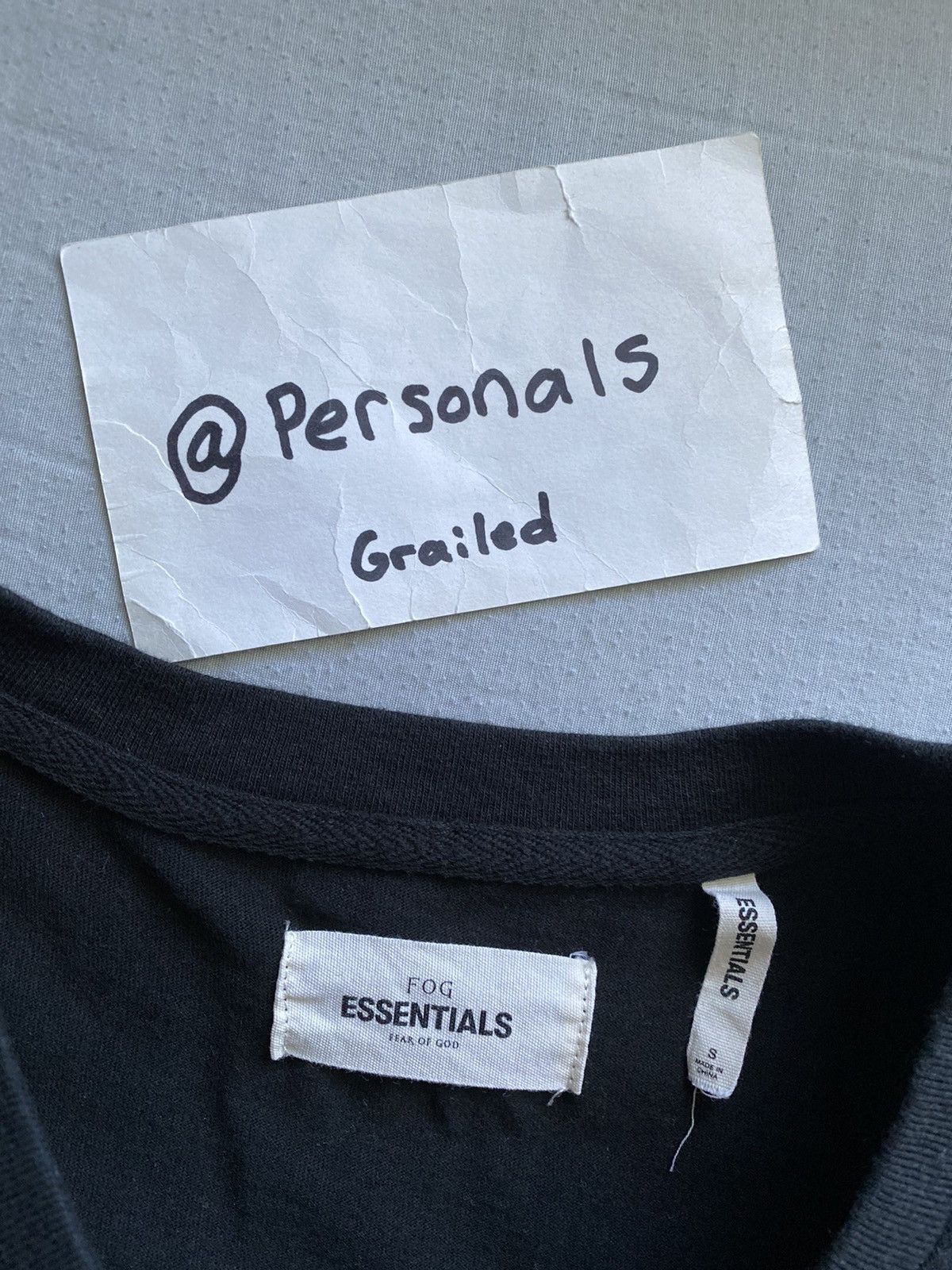 FOG × Fear of God OG Fear of God Essentials Graphic Tee Small Black Size US S / EU 44-46 / 1 - 9 Thumbnail