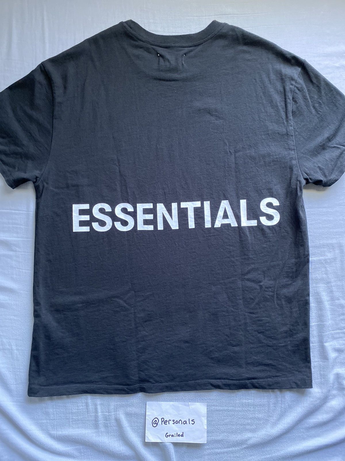 FOG × Fear of God OG Fear of God Essentials Graphic Tee Small Black Size US S / EU 44-46 / 1 - 1 Thumbnail