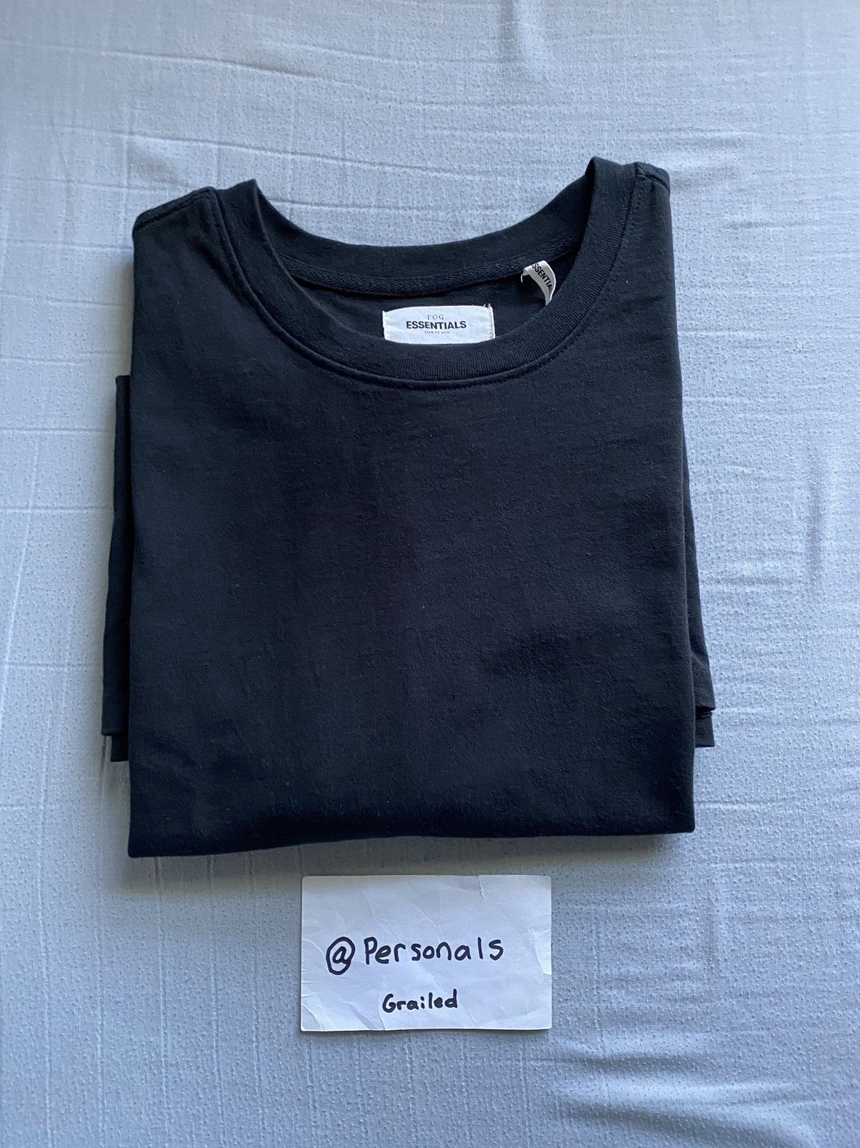 FOG × Fear of God OG Fear of God Essentials Graphic Tee Small Black Size US S / EU 44-46 / 1 - 12 Thumbnail