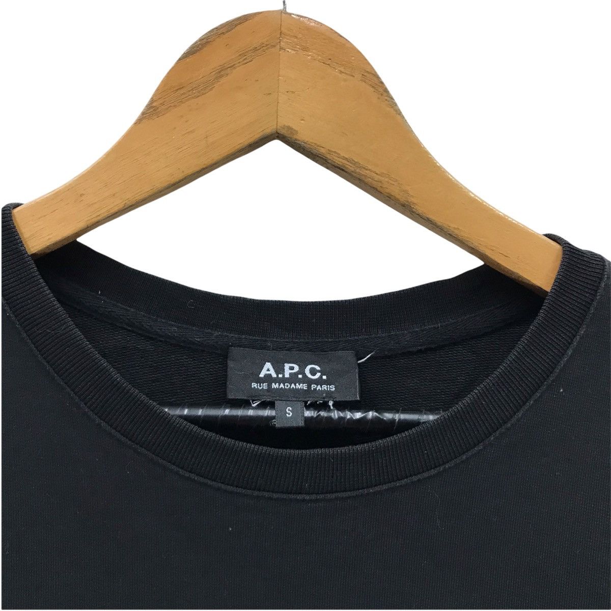 A.P.C. × Vintage Vintage A.P.C Sweatshirt CrewNeck Big Logo Embroidery APC Size US S / EU 44-46 / 1 - 5 Thumbnail
