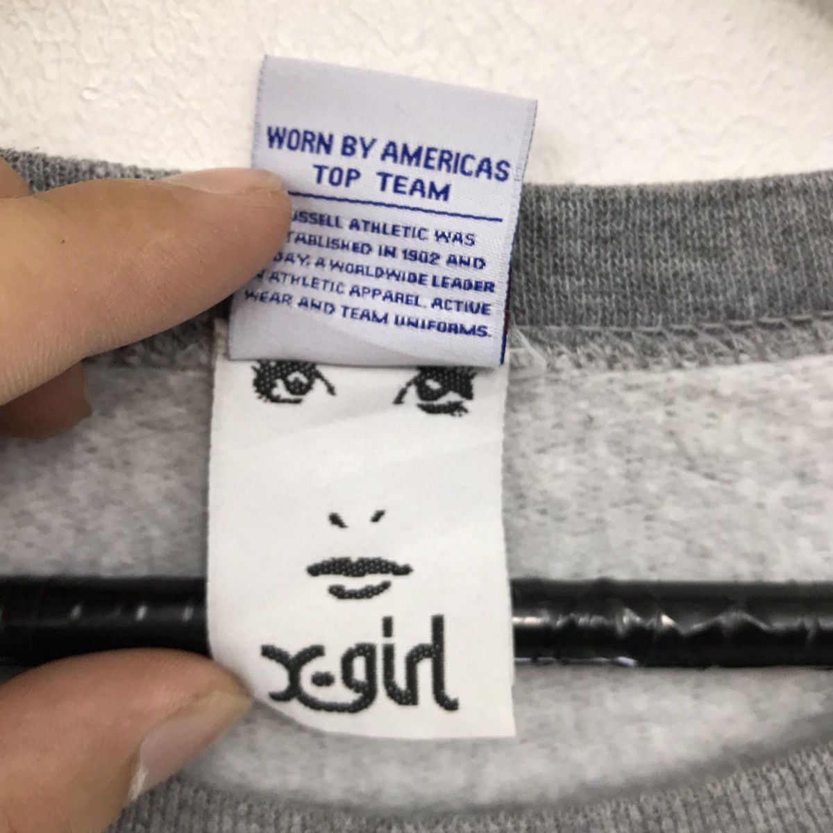 Japanese Brand × Russell Athletic Vintage Russell X XGirl Kim Gordon Sweatshirt Size US L / EU 52-54 / 3 - 8 Thumbnail