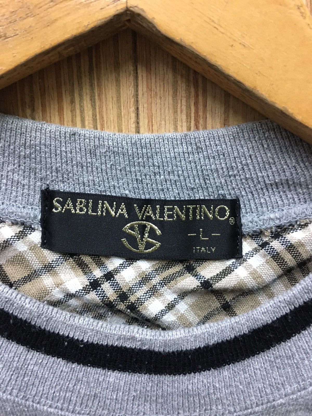 Designer × Valentino × Vintage Vintage Salbina Valentino Big Logo Sweatshirt Size US L / EU 52-54 / 3 - 7 Thumbnail