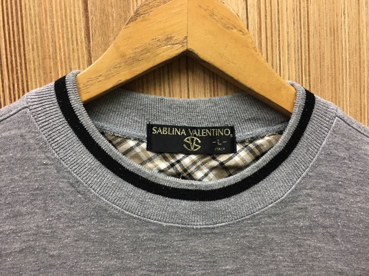 Designer × Valentino × Vintage Vintage Salbina Valentino Big Logo Sweatshirt Size US L / EU 52-54 / 3 - 6 Thumbnail