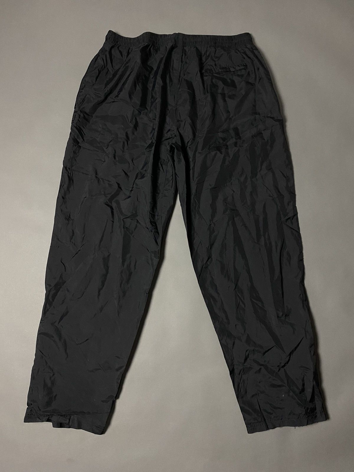 Nike × Vintage 90s Nike vintage black track pants small swoosh Size US 34 / EU 50 - 5 Thumbnail