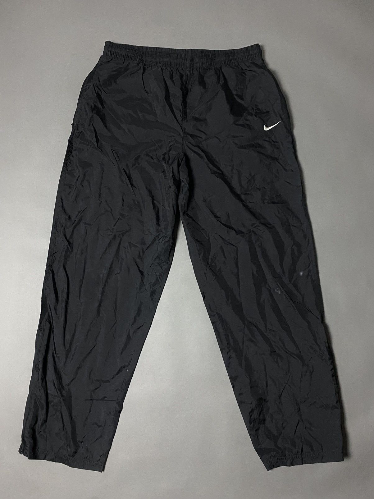 Nike × Vintage 90s Nike vintage black track pants small