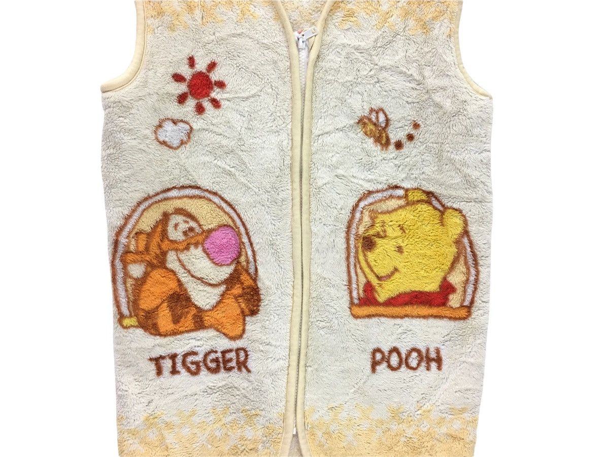 Cartoon Network × Disney × Vintage Vintage Cartoon Fleece Vest Pooh And Tigger Disney Jacket Size M / US 6-8 / IT 42-44 - 4 Thumbnail