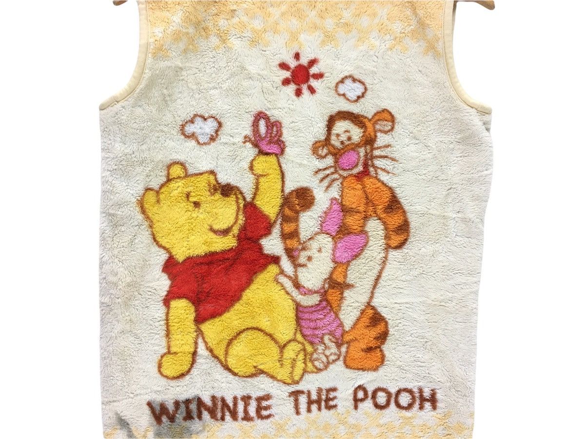Cartoon Network × Disney × Vintage Vintage Cartoon Fleece Vest Pooh And Tigger Disney Jacket Size M / US 6-8 / IT 42-44 - 3 Thumbnail