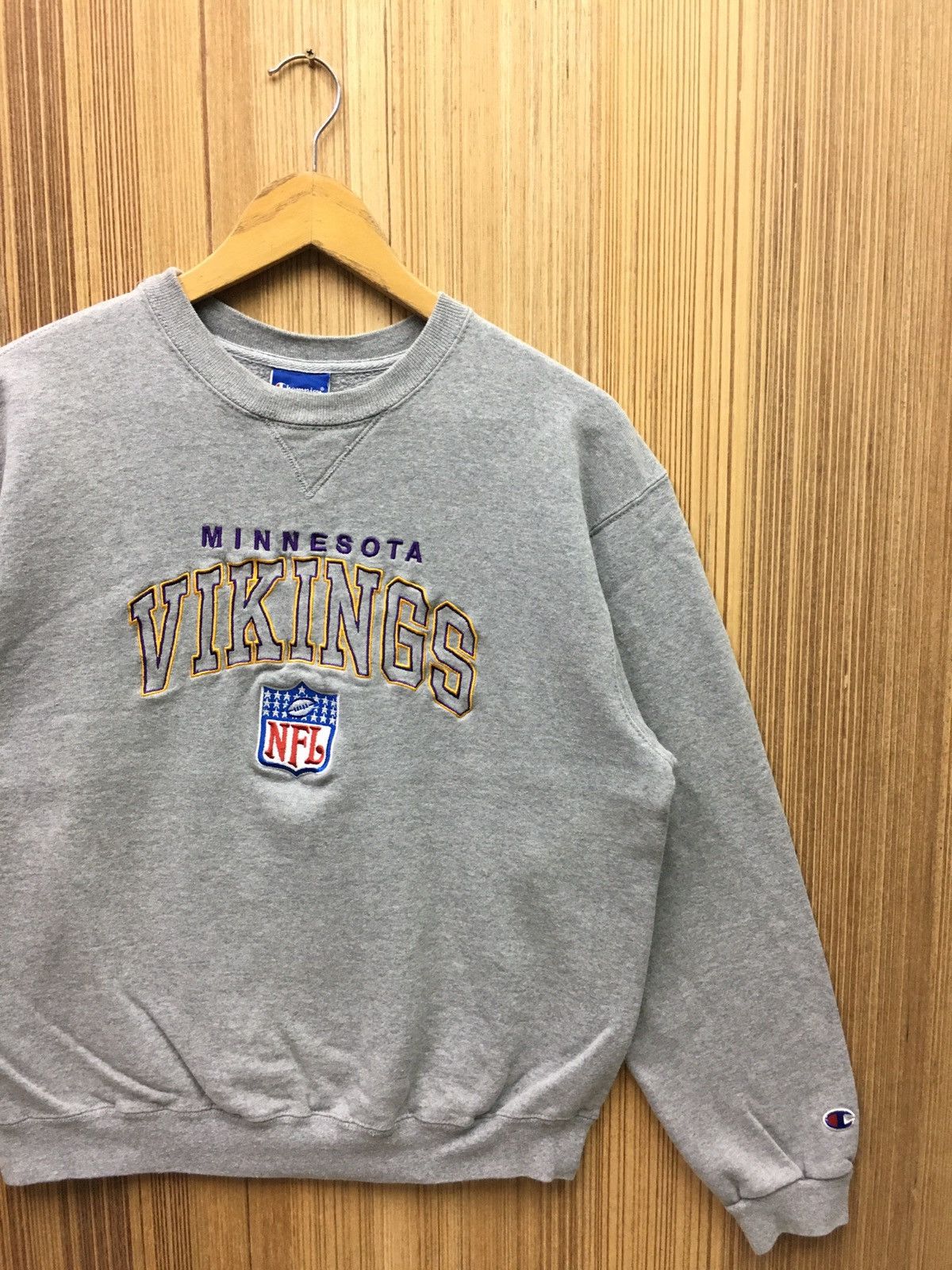 Champion × NFL × Vintage Vintage Minnesota Vikings NFL Football Sweatshirt Size US M / EU 48-50 / 2 - 4 Thumbnail