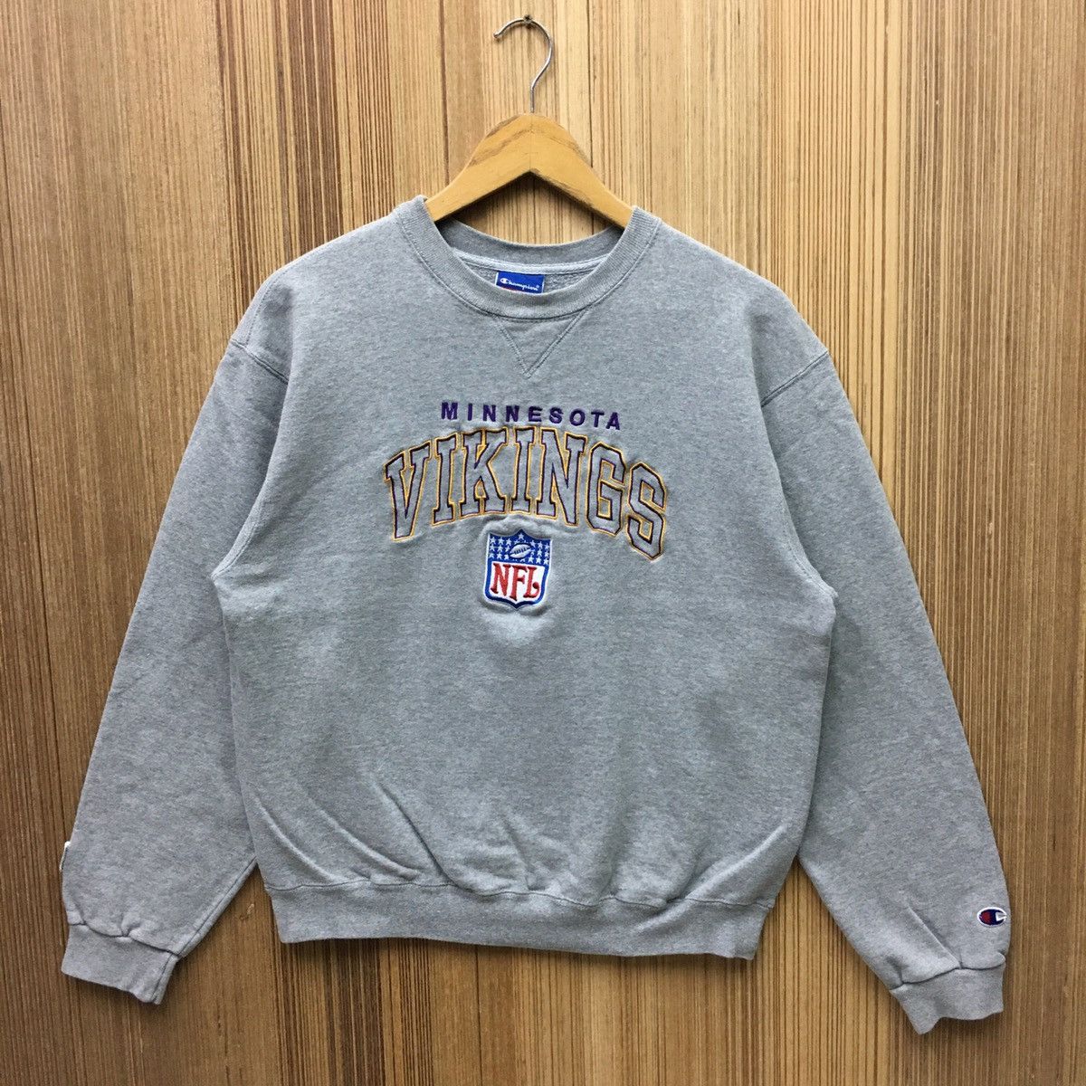 Champion × NFL × Vintage Vintage Minnesota Vikings NFL Football Sweatshirt Size US M / EU 48-50 / 2 - 1 Thumbnail