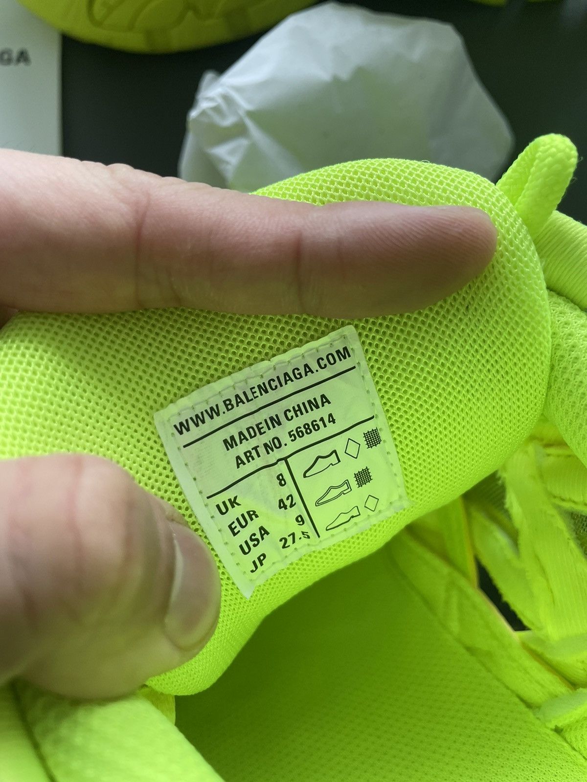 Balenciaga Rare LimitedEdition Brand New Runway Track Sneaker Triple S Size US 9.5 / EU 42-43 - 6 Thumbnail