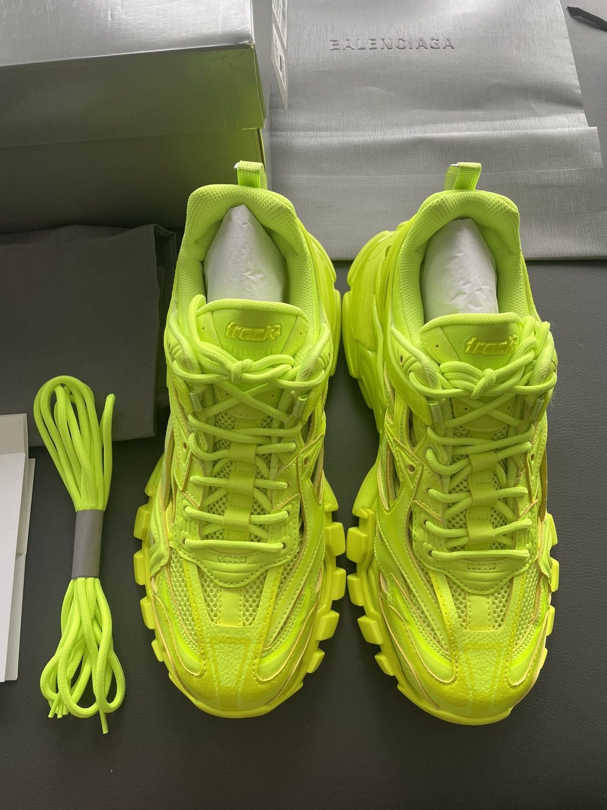 Balenciaga Rare LimitedEdition Brand New Runway Track Sneaker Triple S Size US 9.5 / EU 42-43 - 14 Thumbnail