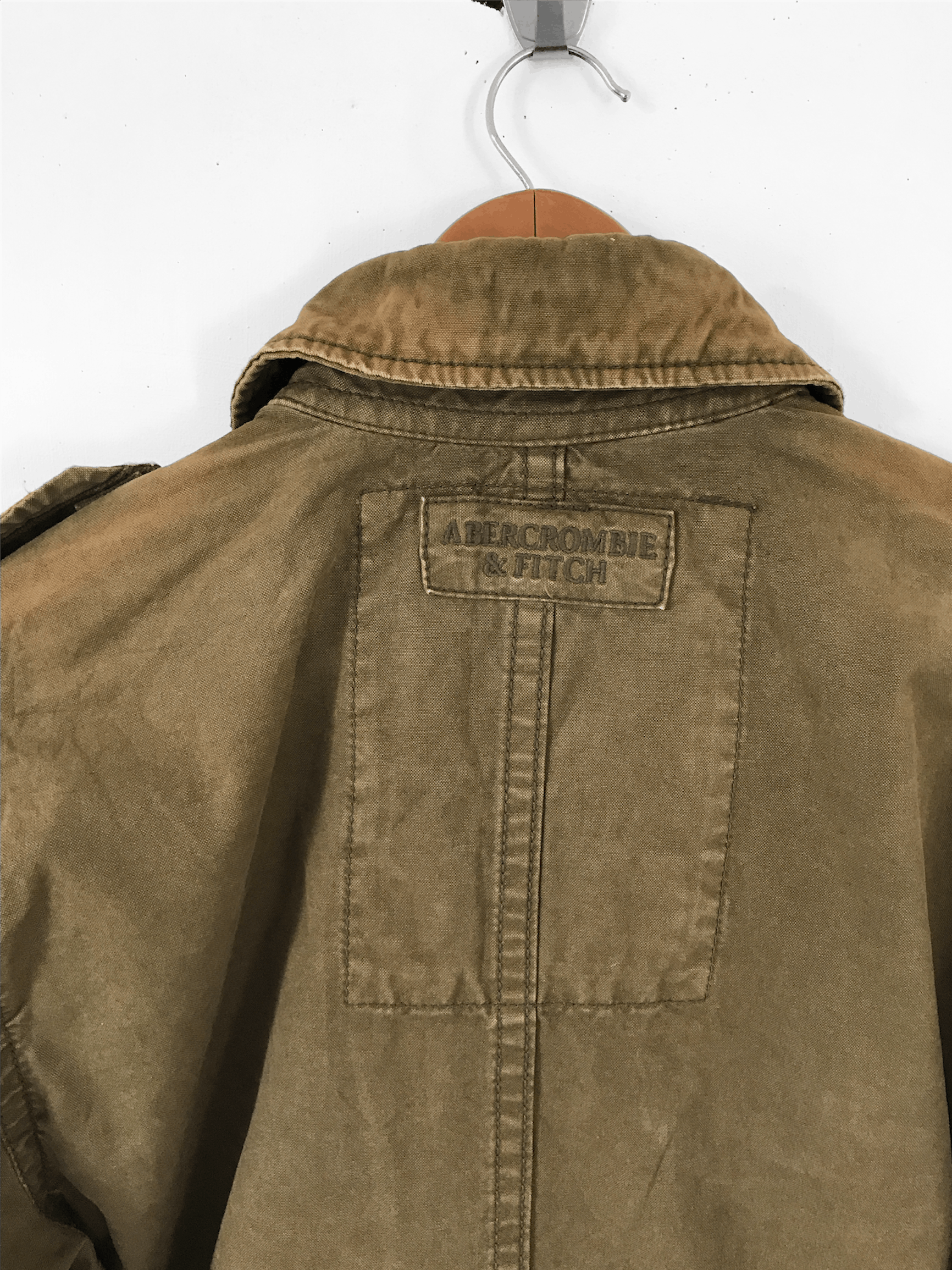 Abercrombie & Fitch Abercrombie Green Military Zipper Sentinel Jacket Size US M / EU 48-50 / 2 - 3 Thumbnail