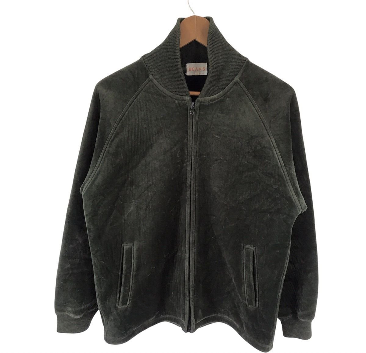 Beams Green Velvet Jacket