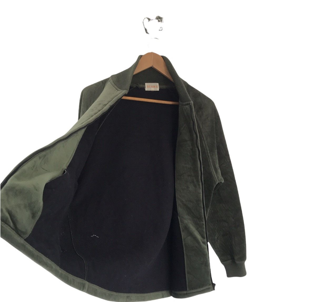 Beams Plus × Japanese Brand × Vintage Beams Green Velvet Jacket Size US M / EU 48-50 / 2 - 3 Thumbnail