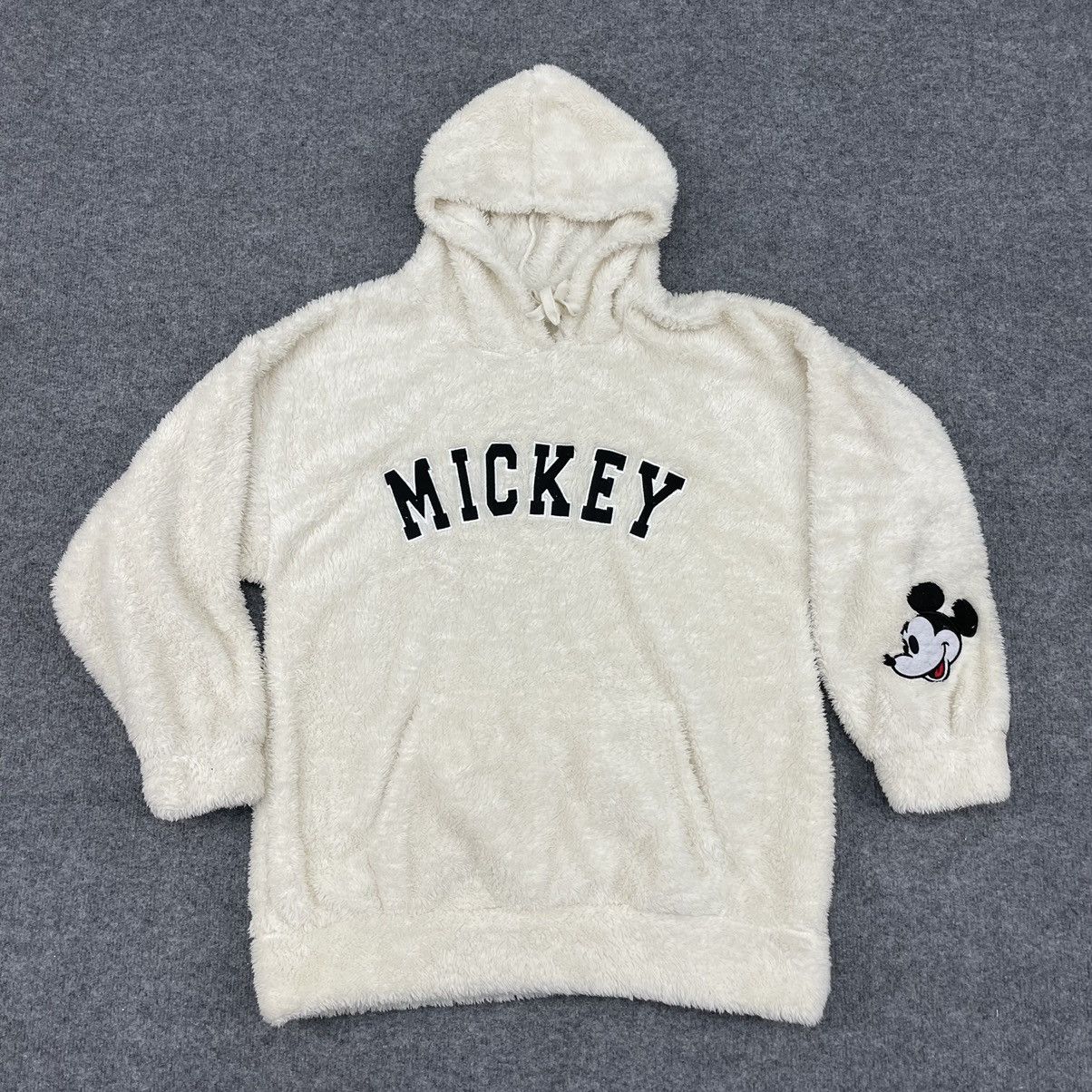 Disney × Mickey Mouse × Vintage Vintage Disney Mickey Mouse Fleece Hoodie Jacket Size US M / EU 48-50 / 2 - 1 Thumbnail