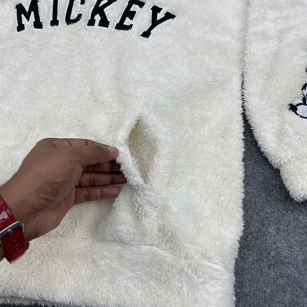 Disney × Mickey Mouse × Vintage Vintage Disney Mickey Mouse Fleece Hoodie Jacket Size US M / EU 48-50 / 2 - 6 Thumbnail