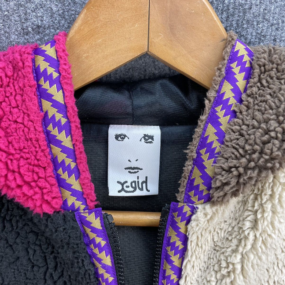 Girls Don't Cry × Japanese Brand Xgirl Vest Fleece Multicolour Size US S / EU 44-46 / 1 - 2 Thumbnail