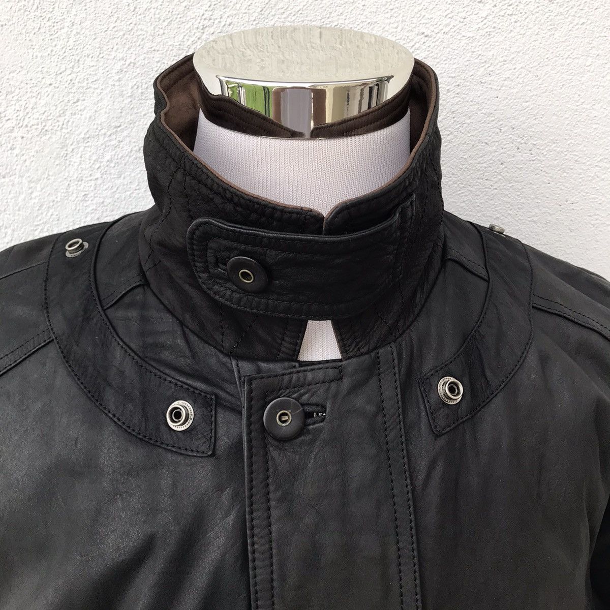 Japanese Brand × Vintage Quarter Flash Full Black Japanese Vintage Leather Jacket Size US L / EU 52-54 / 3 - 6 Thumbnail