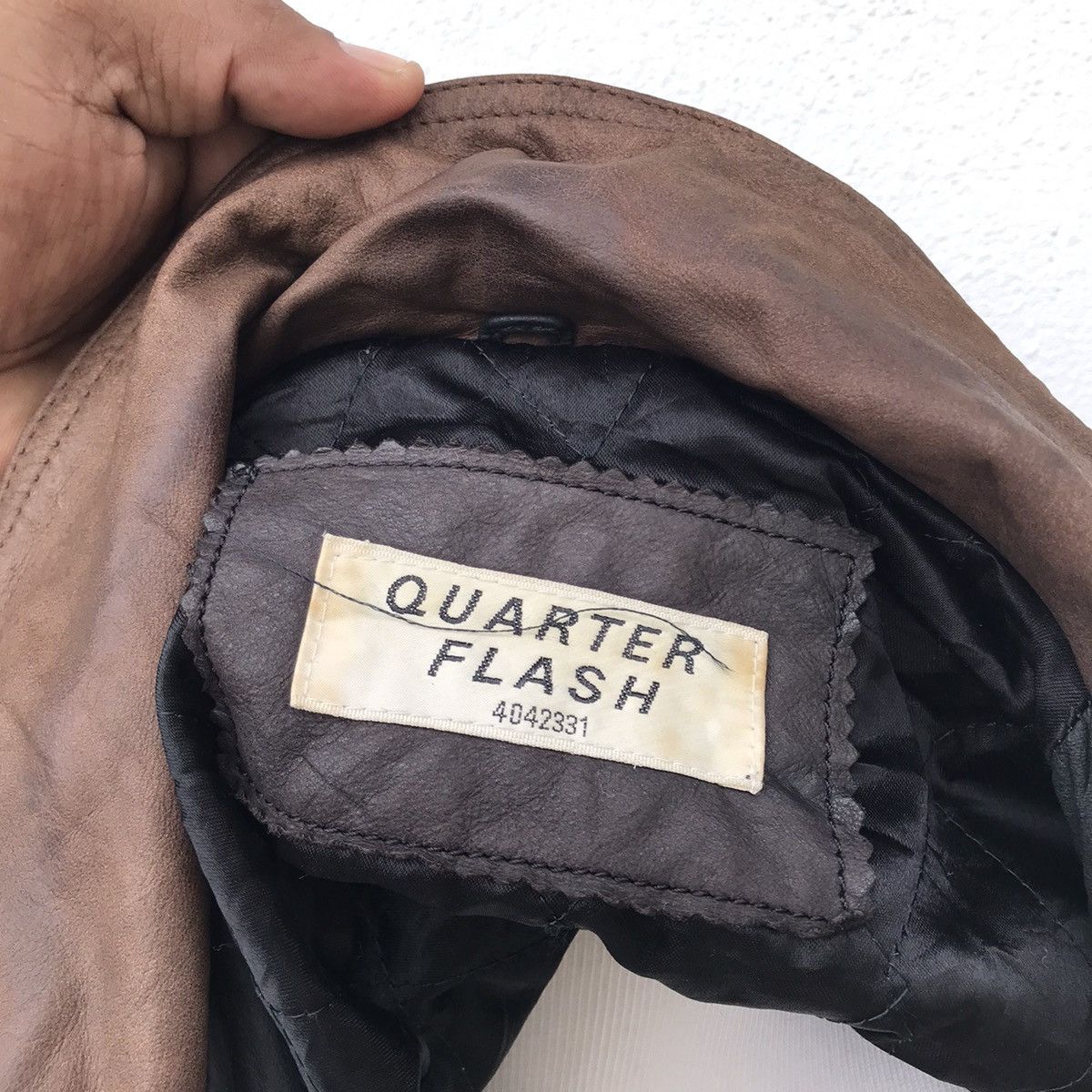 Japanese Brand × Vintage Quarter Flash Full Black Japanese Vintage Leather Jacket Size US L / EU 52-54 / 3 - 15 Thumbnail