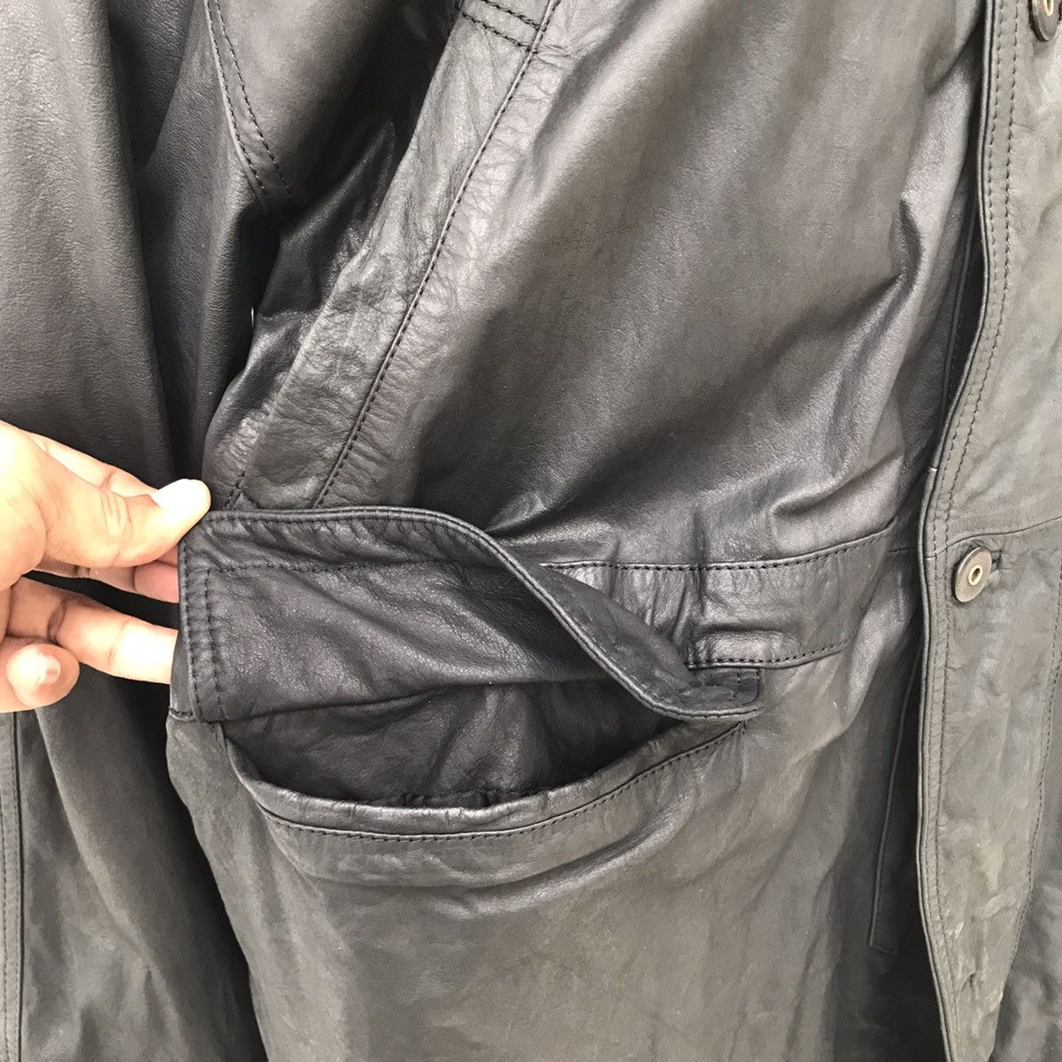 Japanese Brand × Vintage Quarter Flash Full Black Japanese Vintage Leather Jacket Size US L / EU 52-54 / 3 - 4 Thumbnail